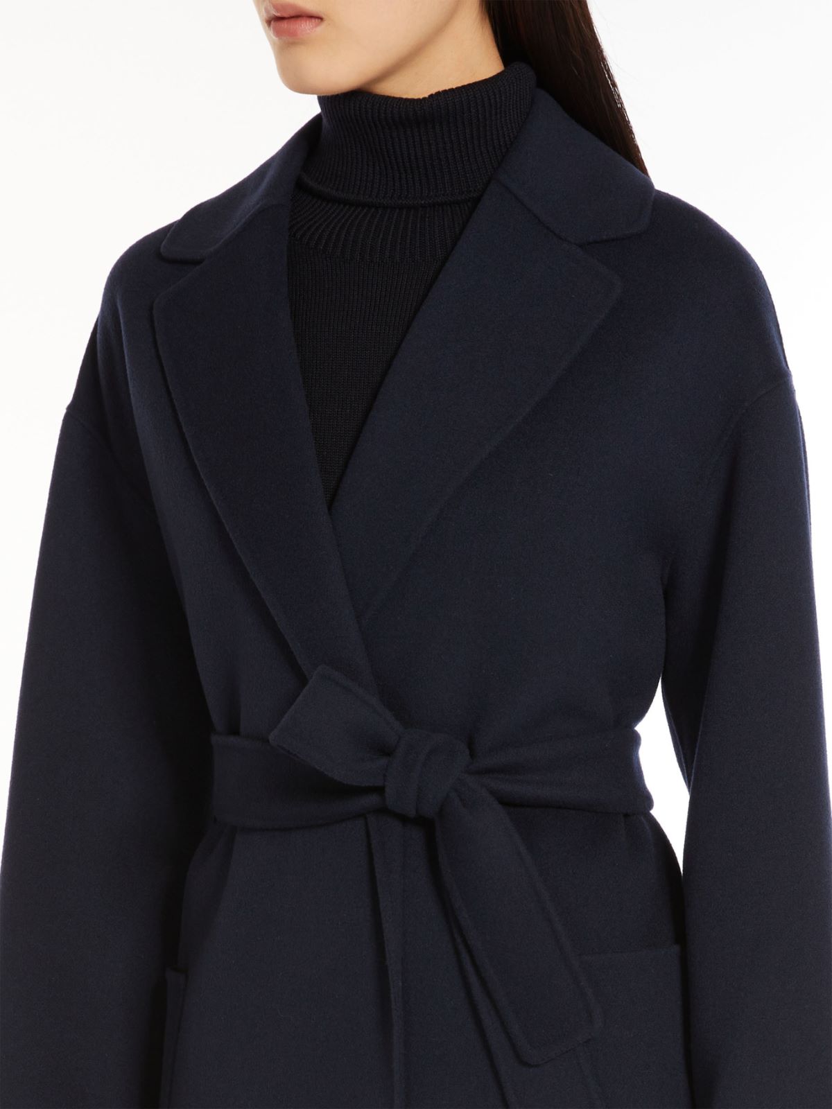 Wool robe coat