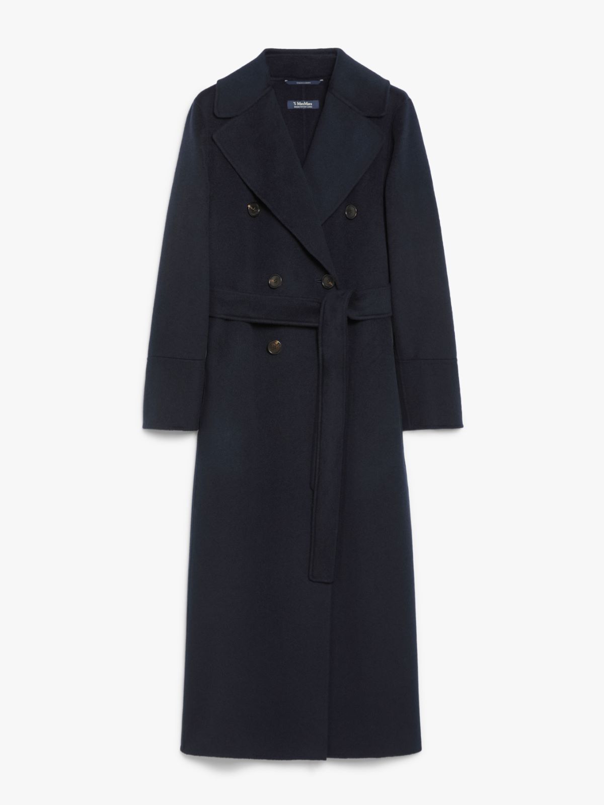 Wool double-breasted coat