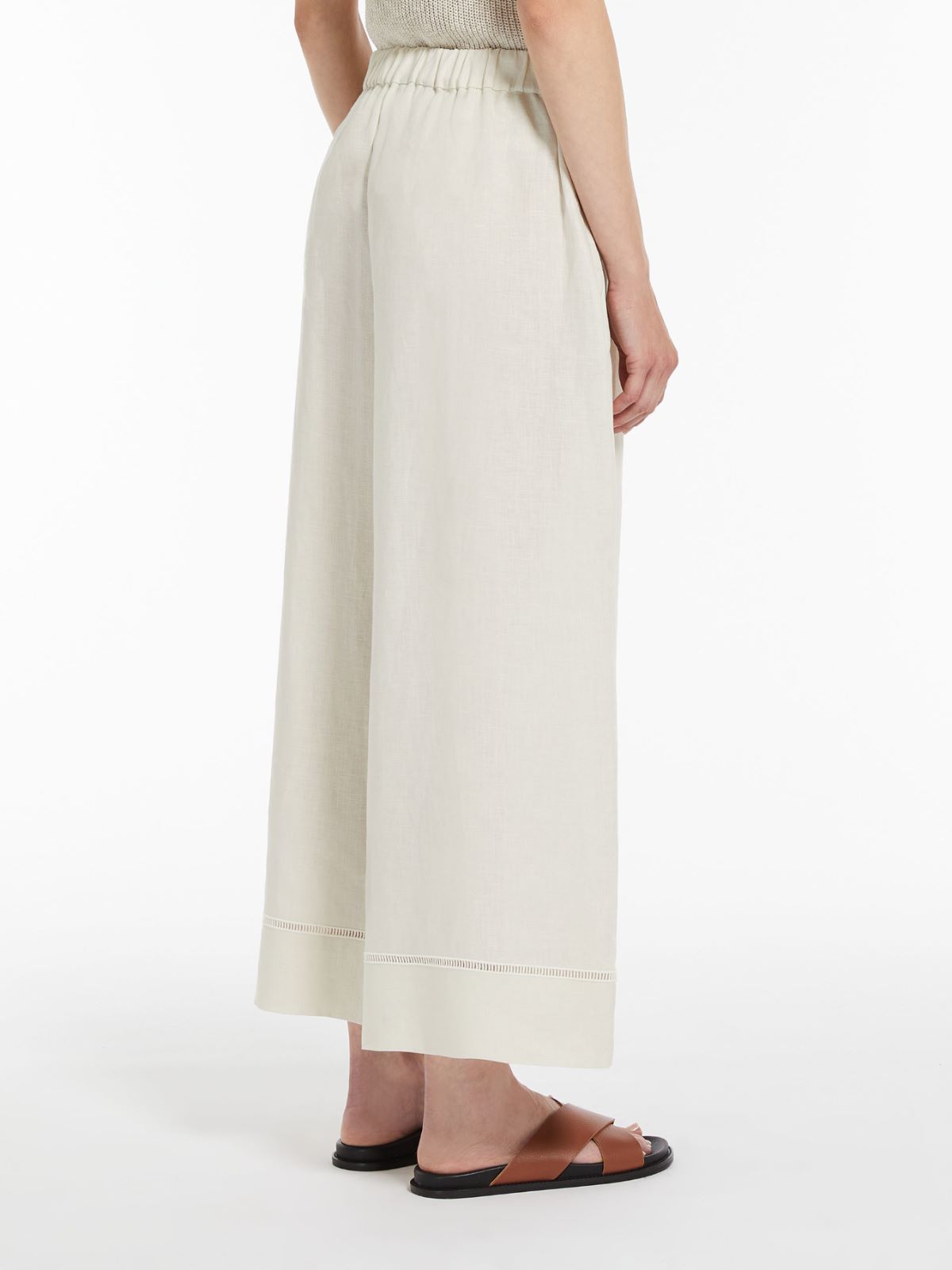 Linen canvas trousers