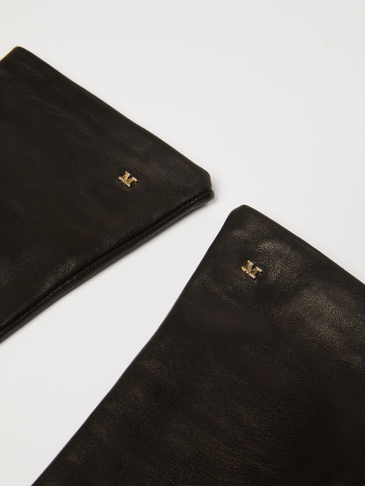 Long Nappa leather gloves