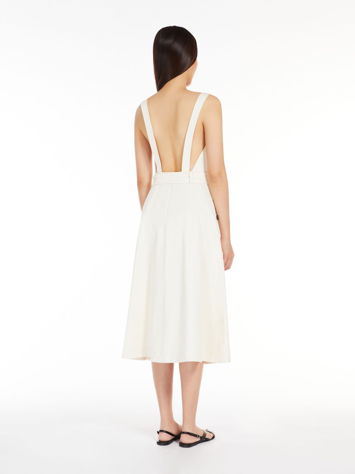 Cotton bull denim dress