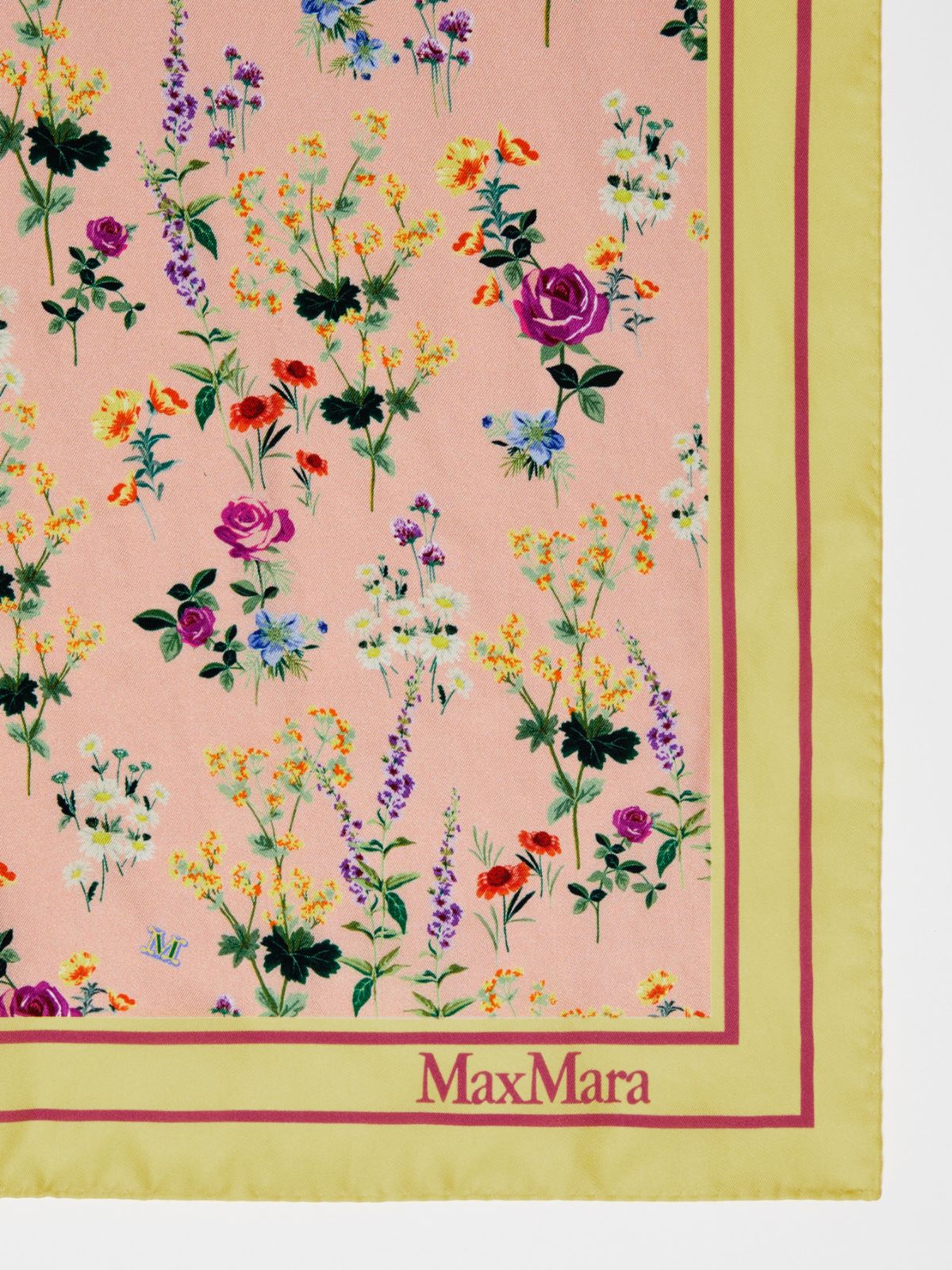 Printed silk foulard