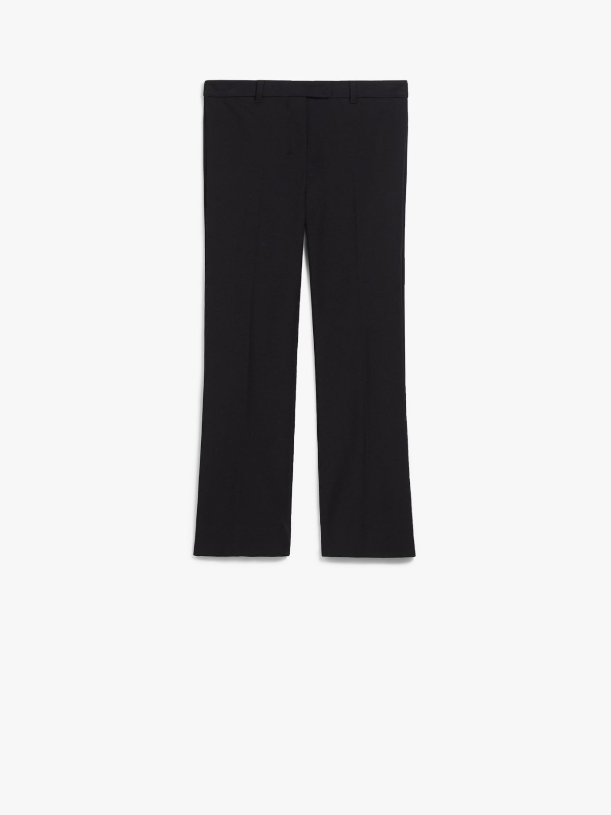 Stretch cotton blend trousers