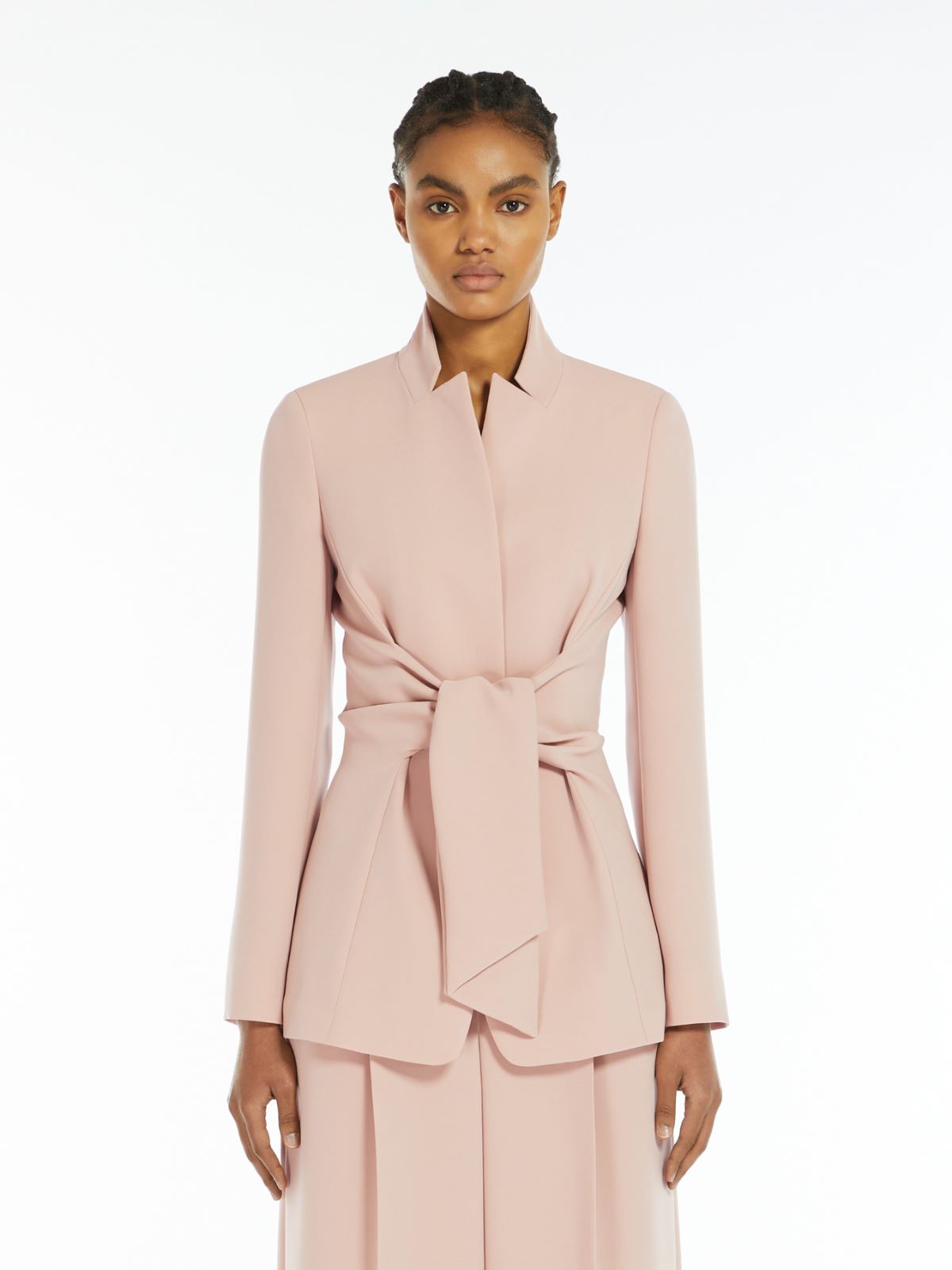 Cady jacket with sash