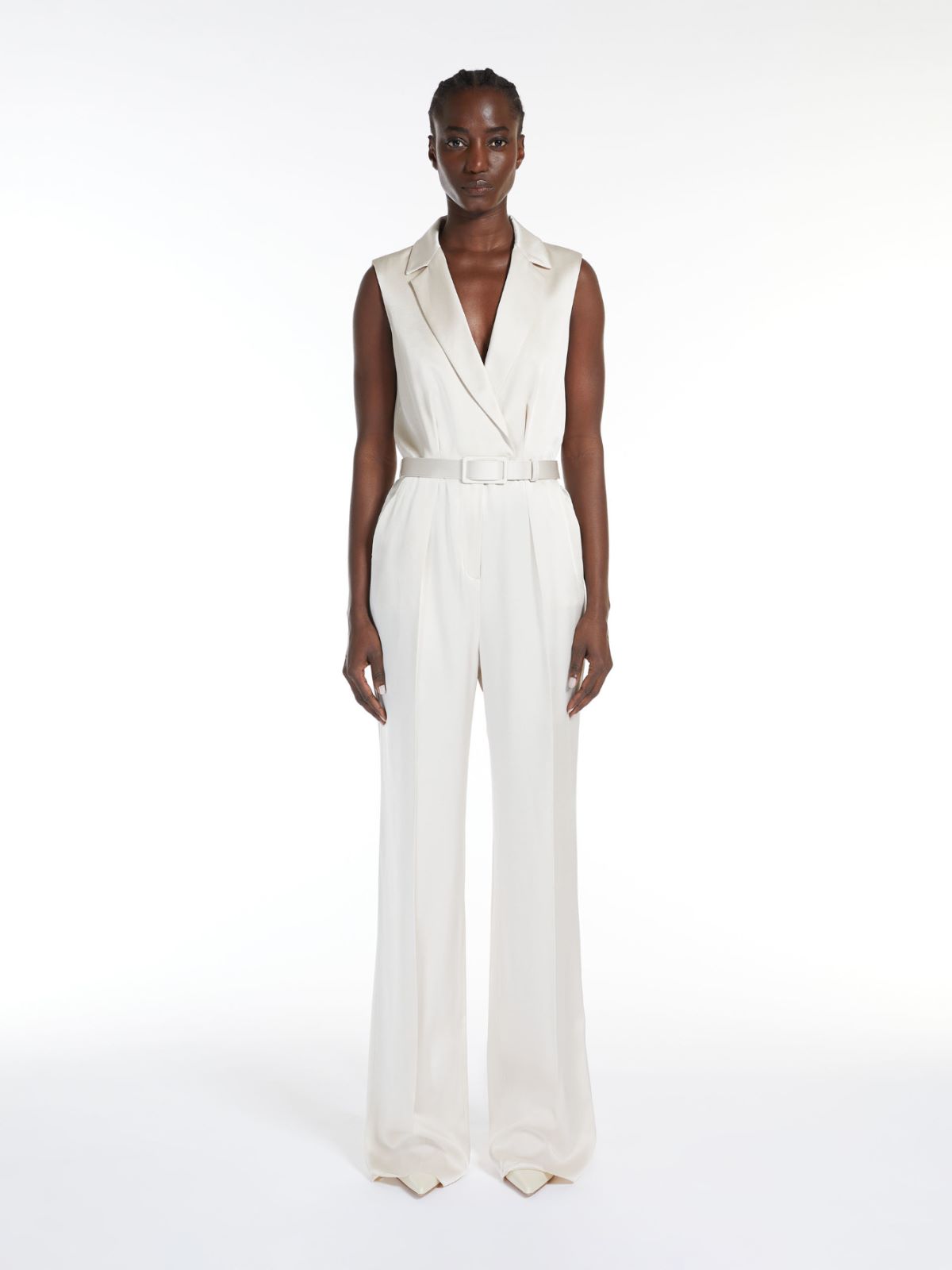 Tuxedo-effect jumpsuit