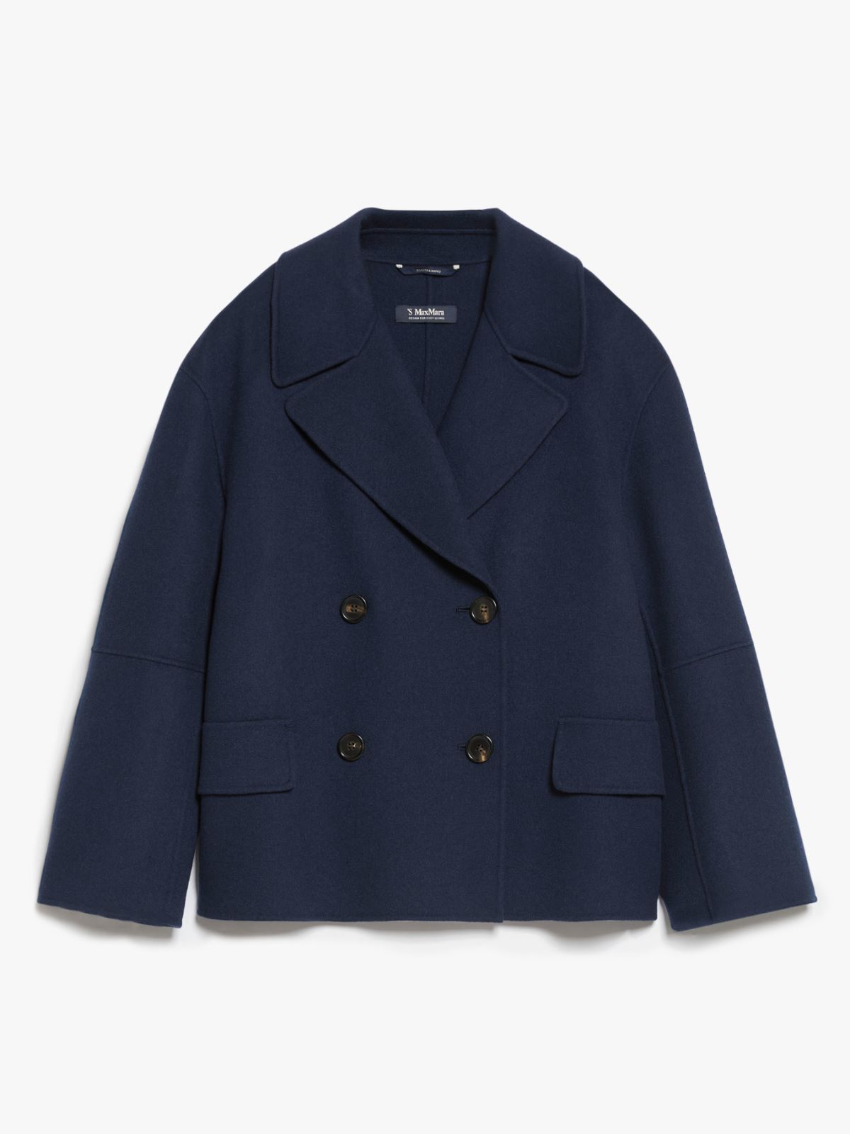 Double-breasted wool jacket