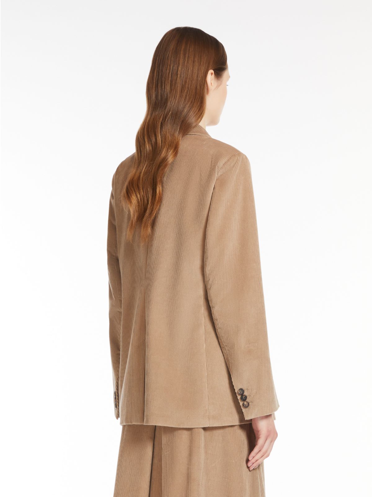 Cotton velvet jacket