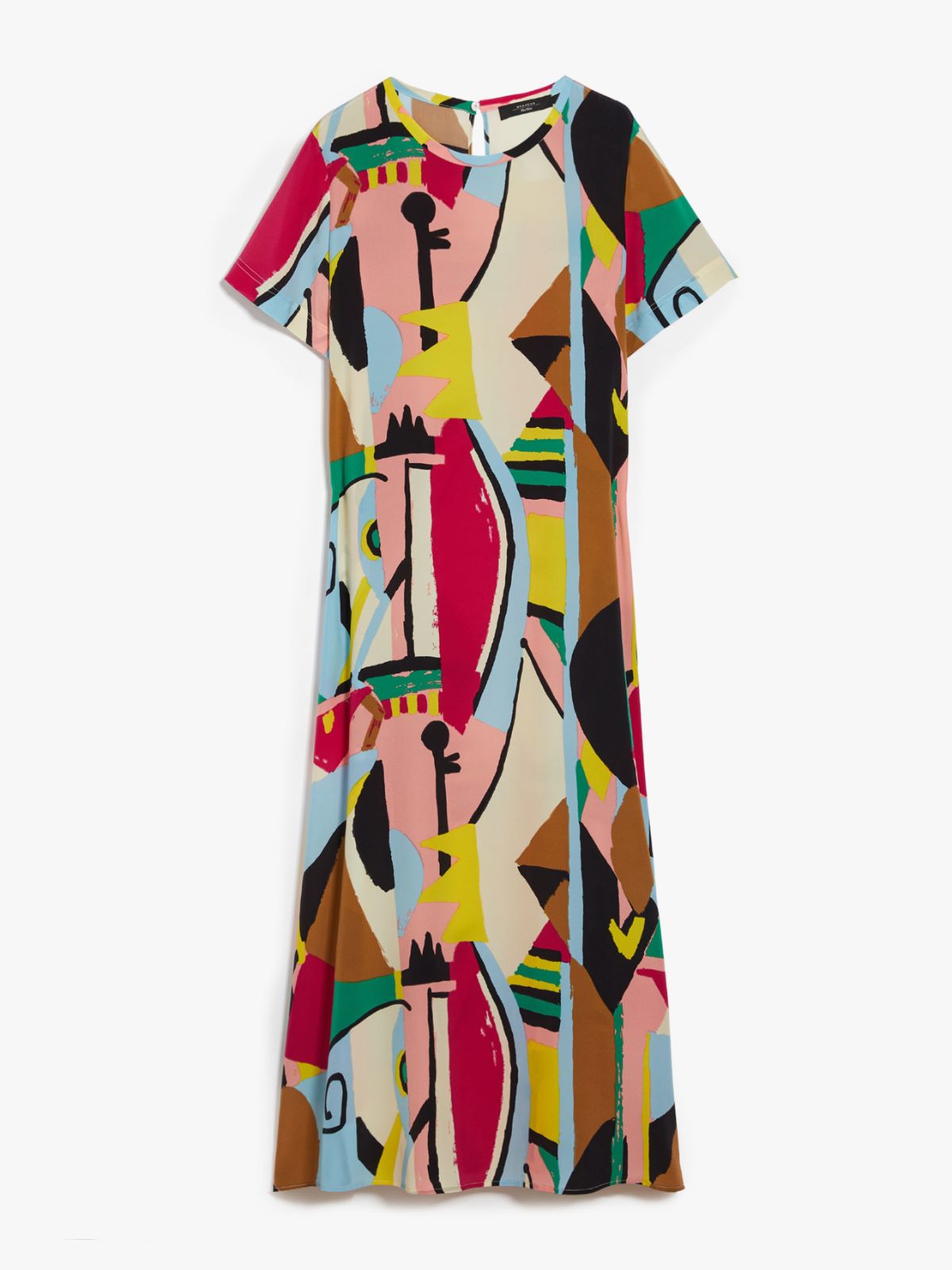 Silk crepe de chine dress