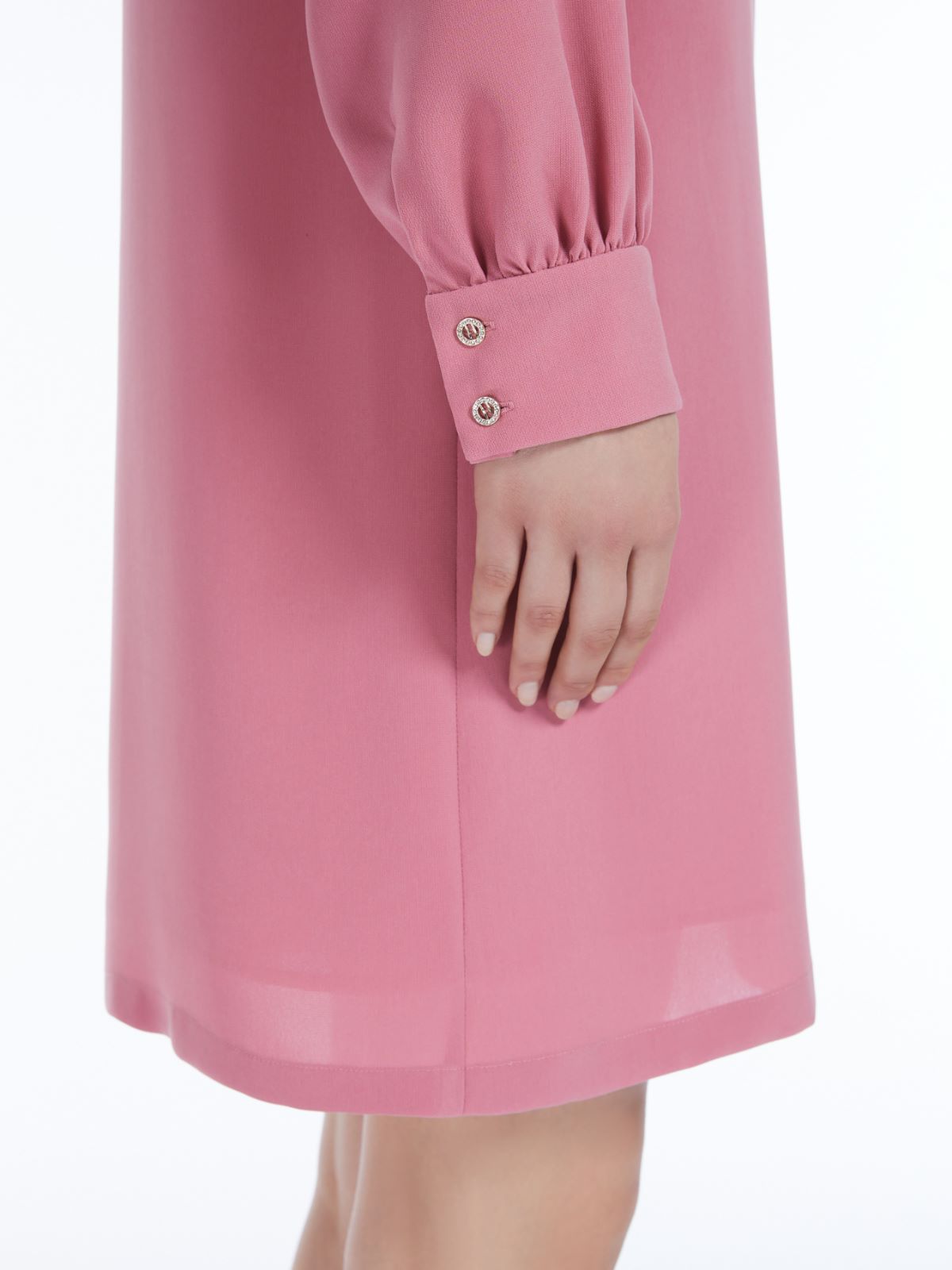 Short cady tunic dress