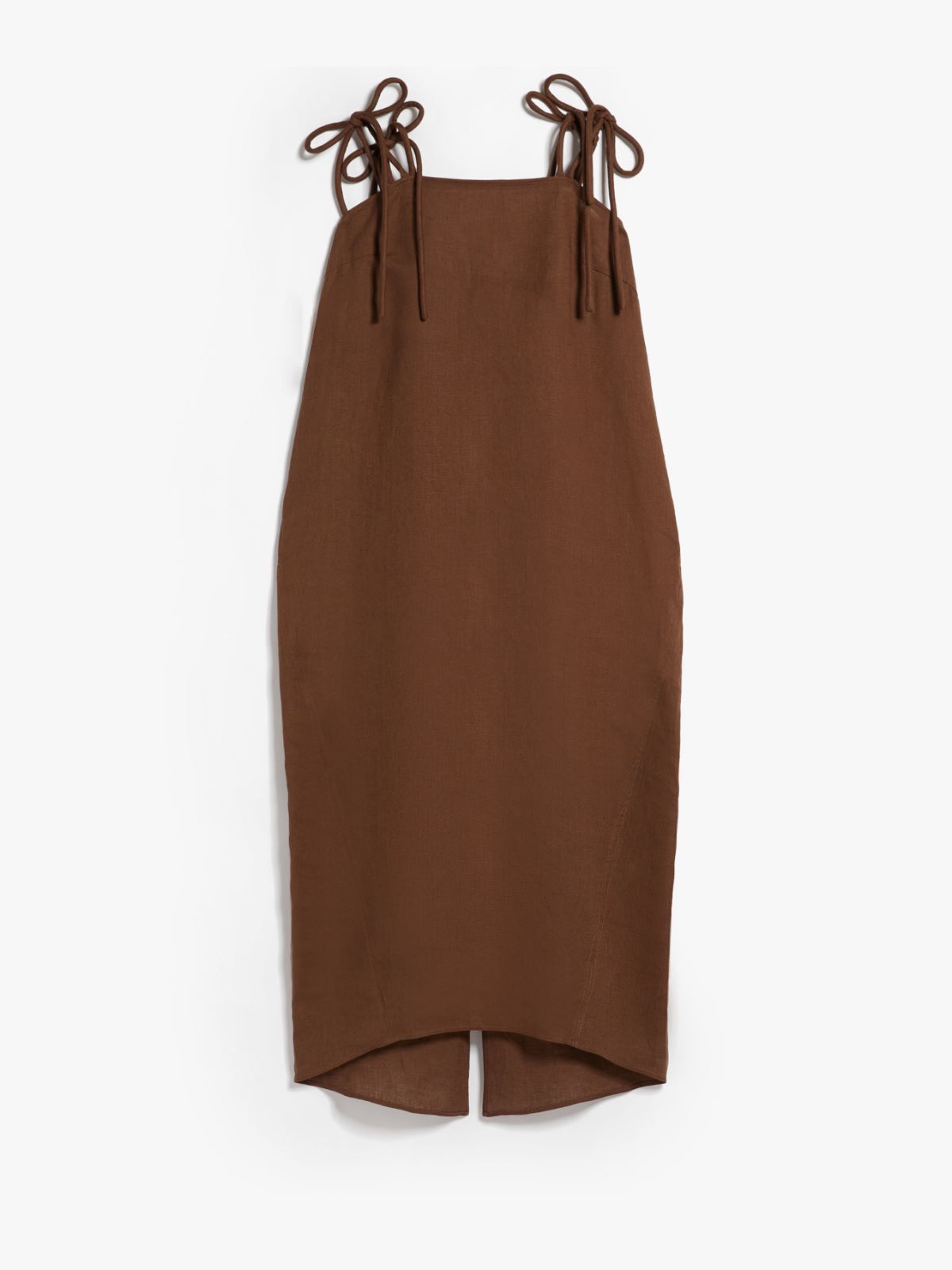 Linen canvas cocoon dress