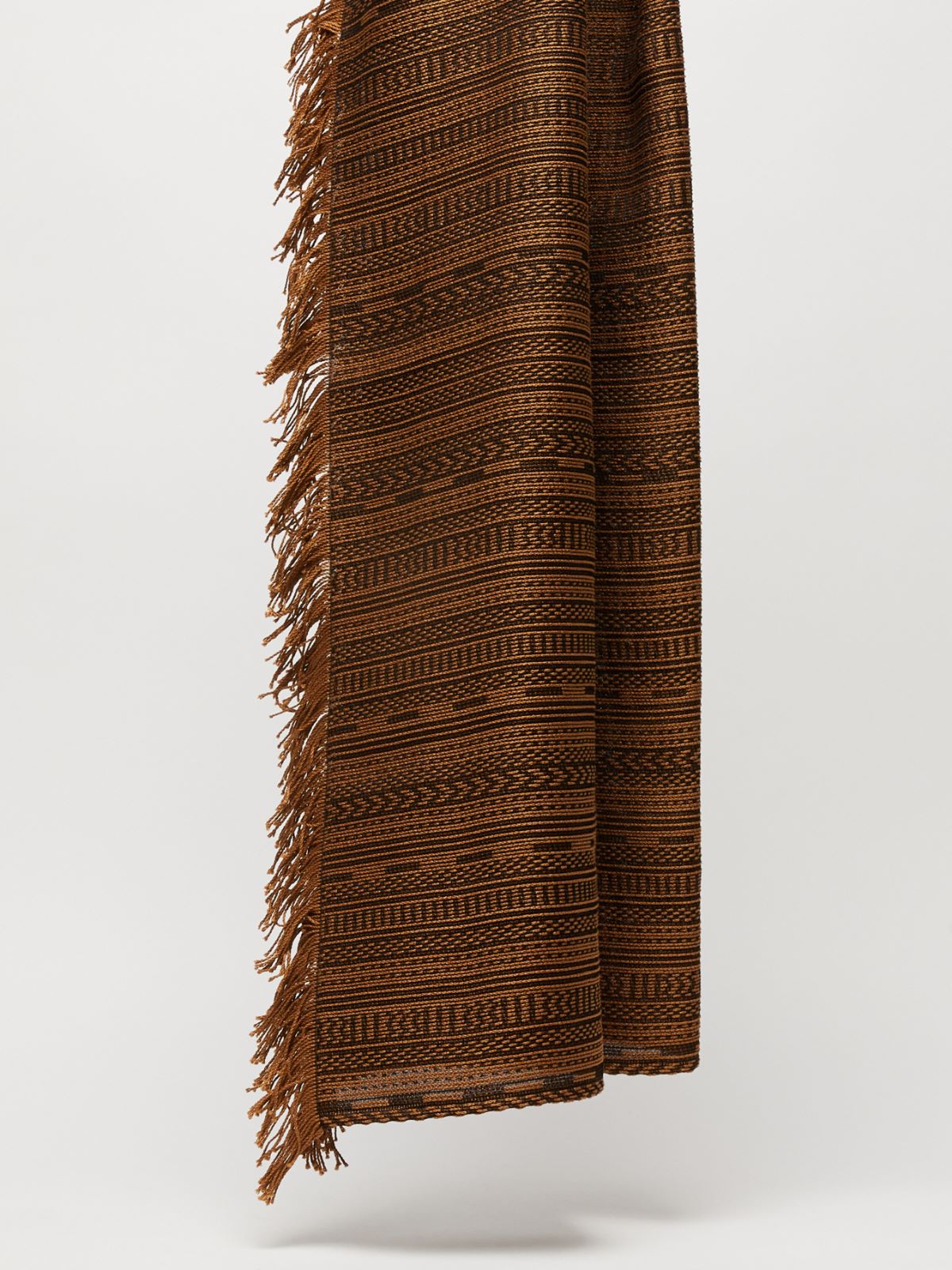 Cotton and silk stole