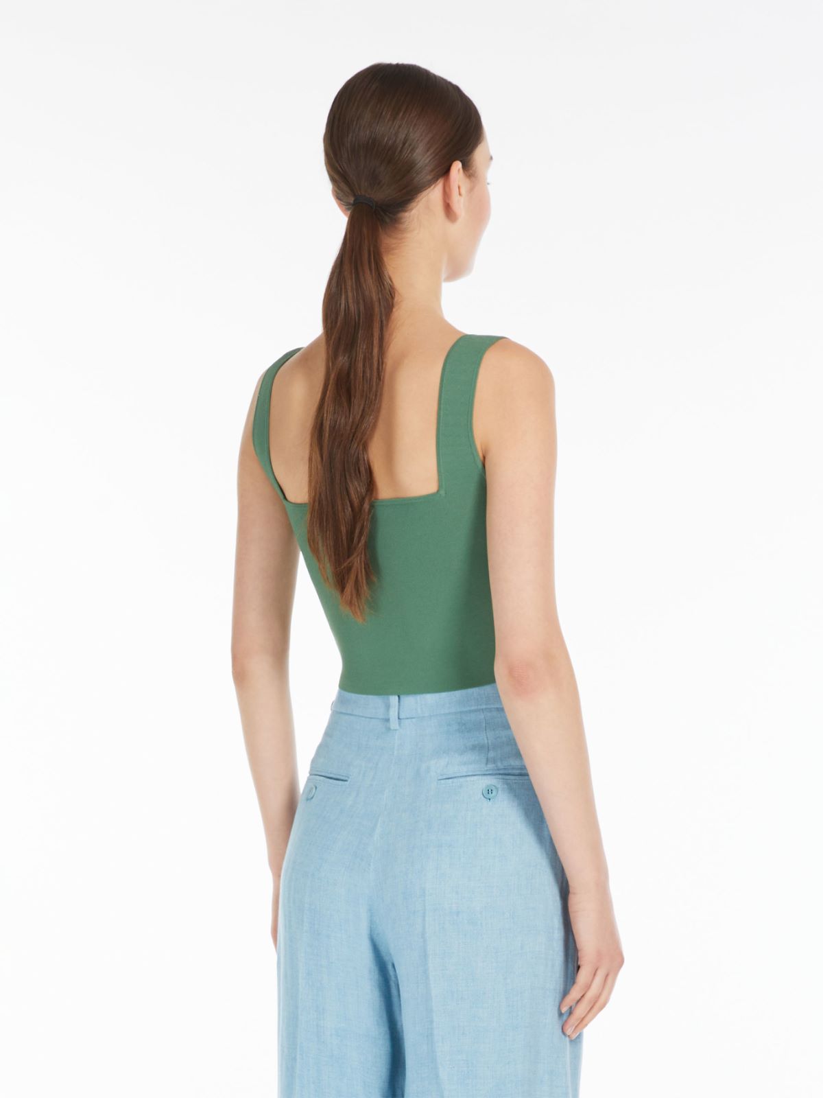 Viscose yarn vest top