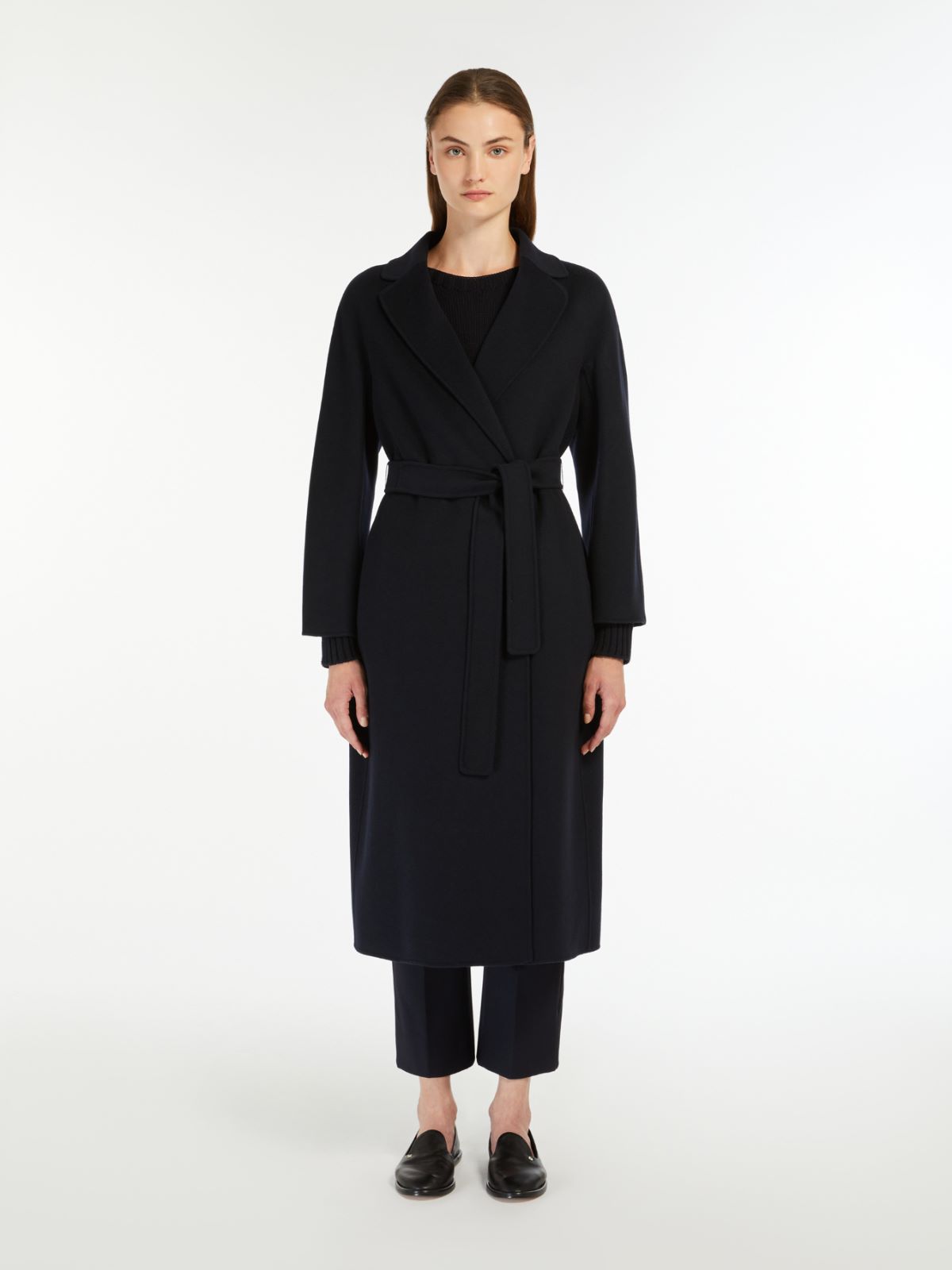 Wool midi coat