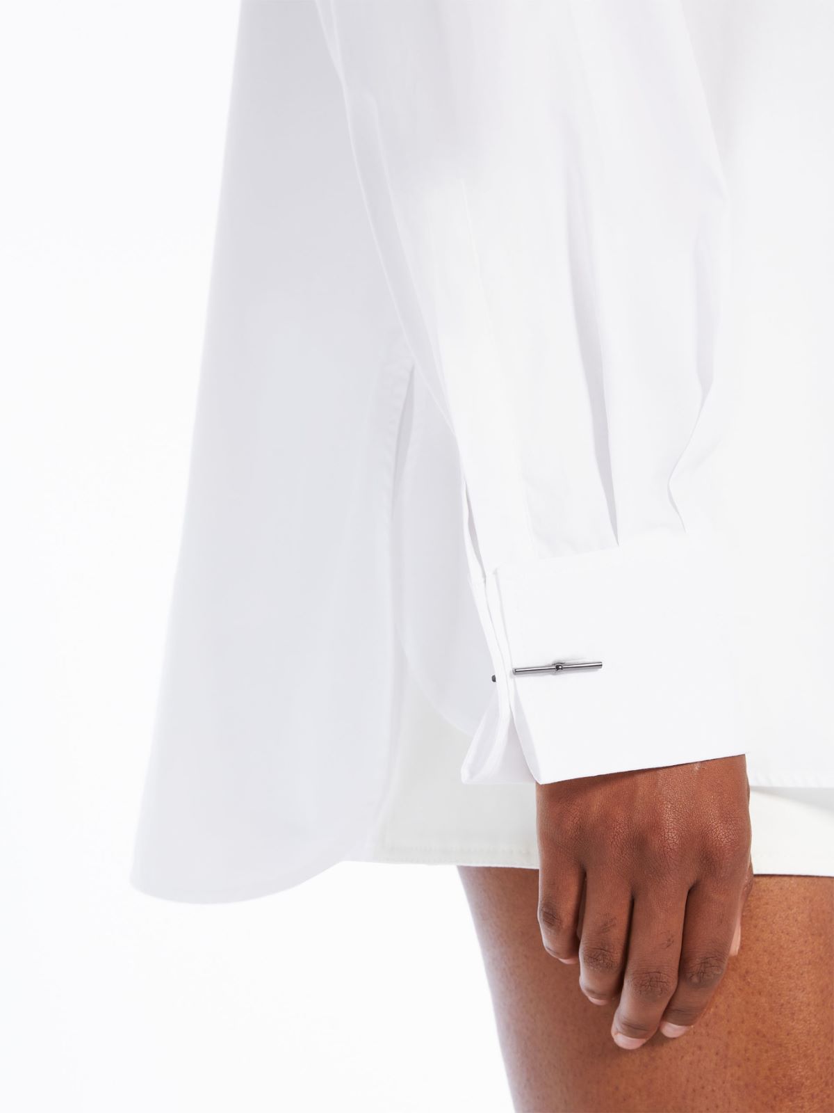 Oversize poplin shirt