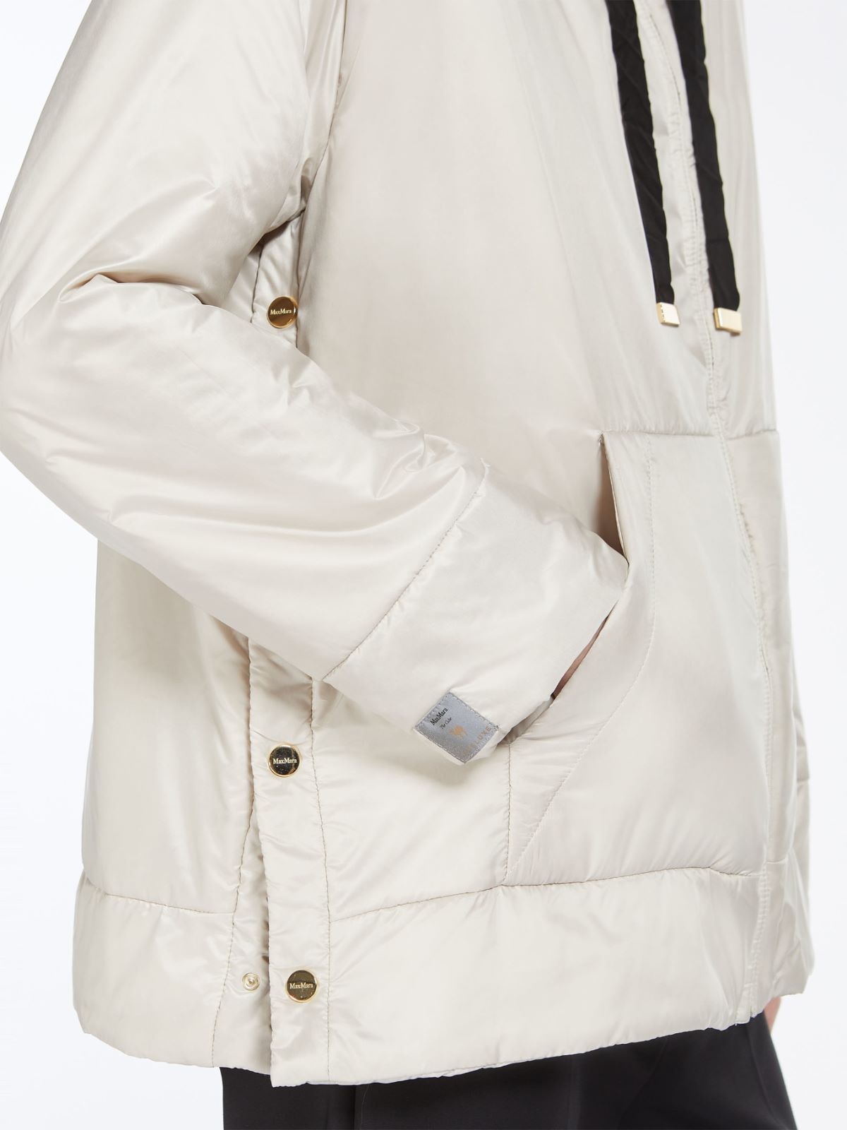 Reversible parka in water-resistant canvas