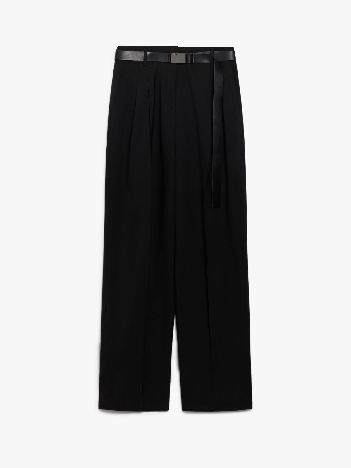 Wool twill trousers