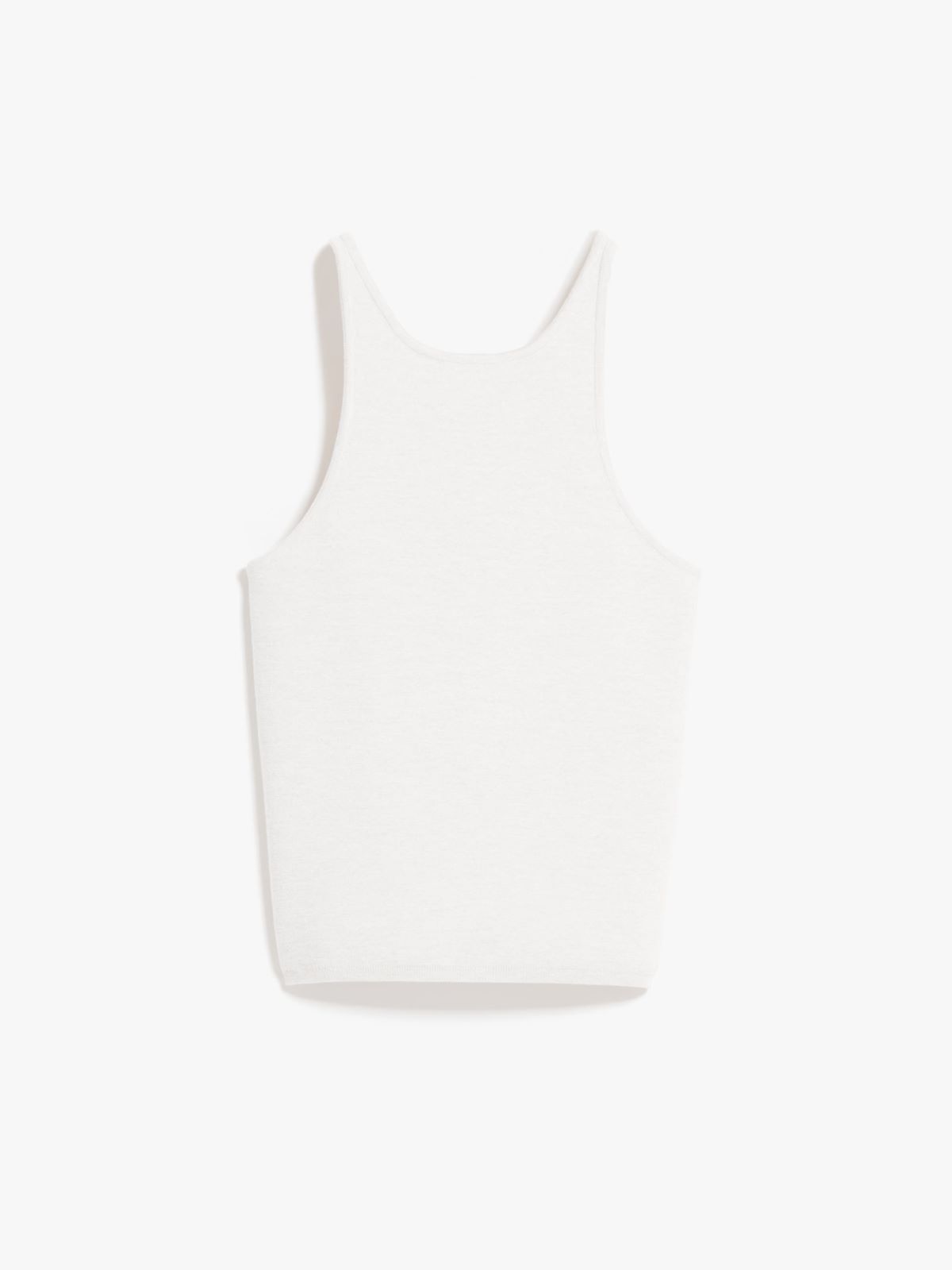 Halter neck top in vanisé wool