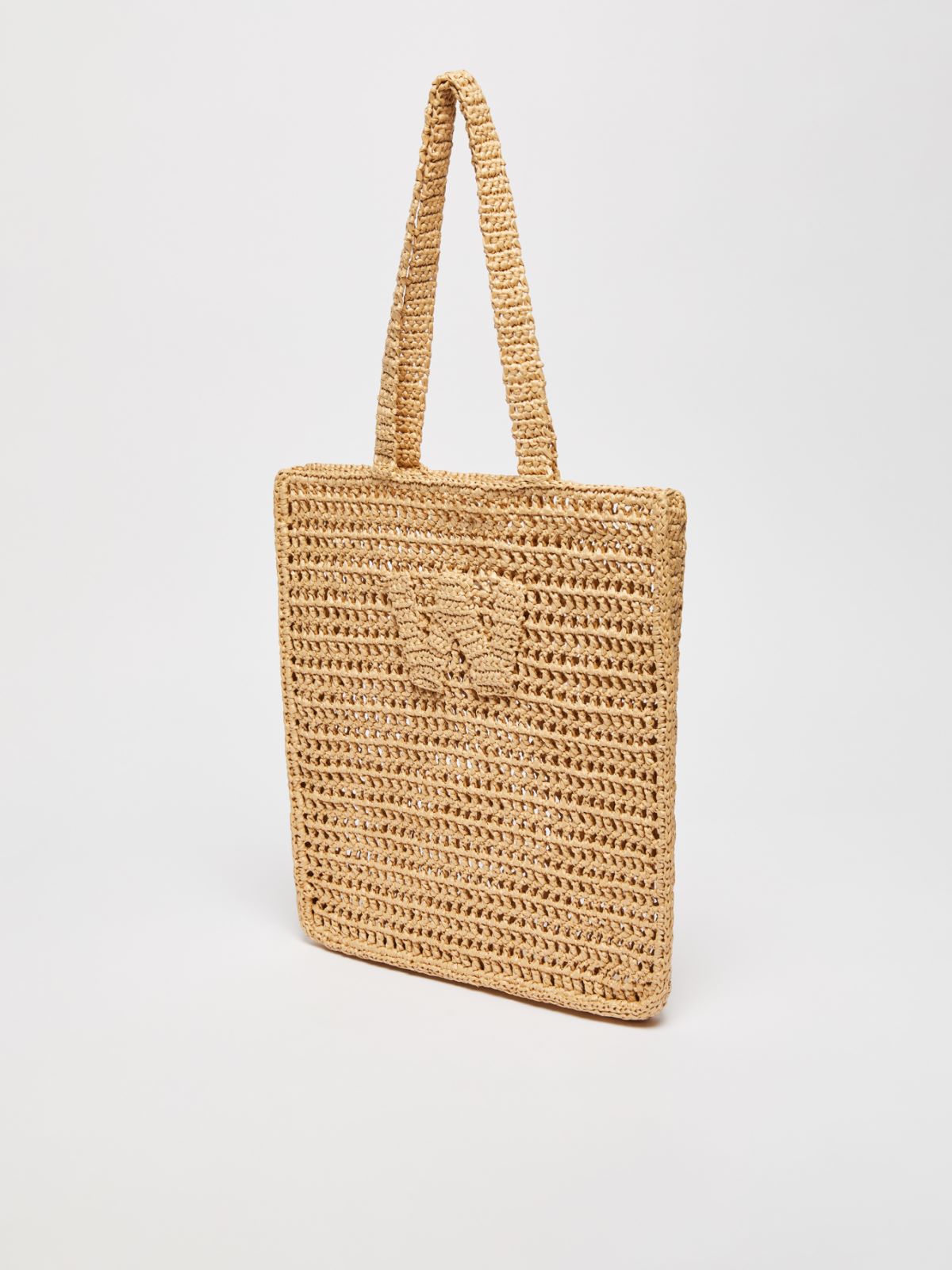 Macramé shopping tote