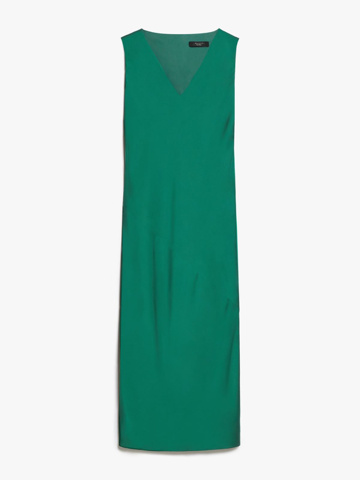 Slim-fit satin dress