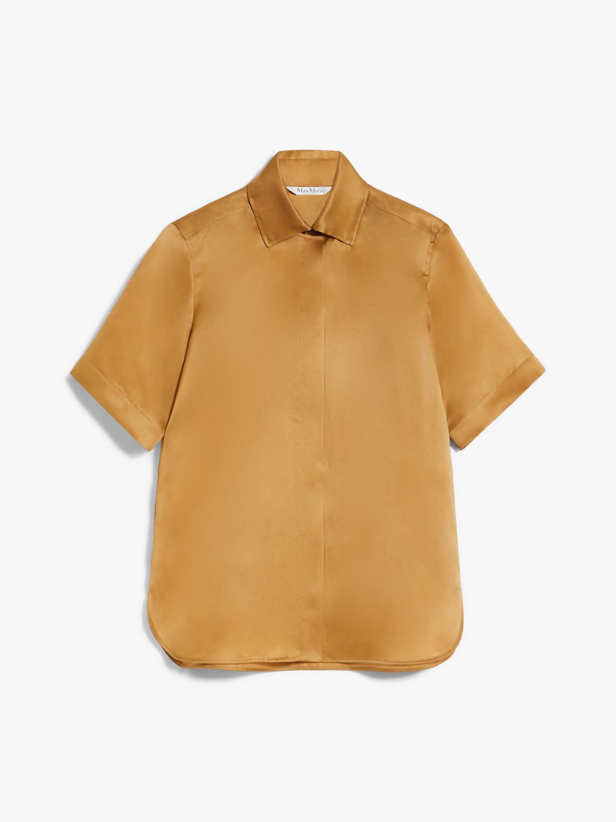 Organza shirt with logo