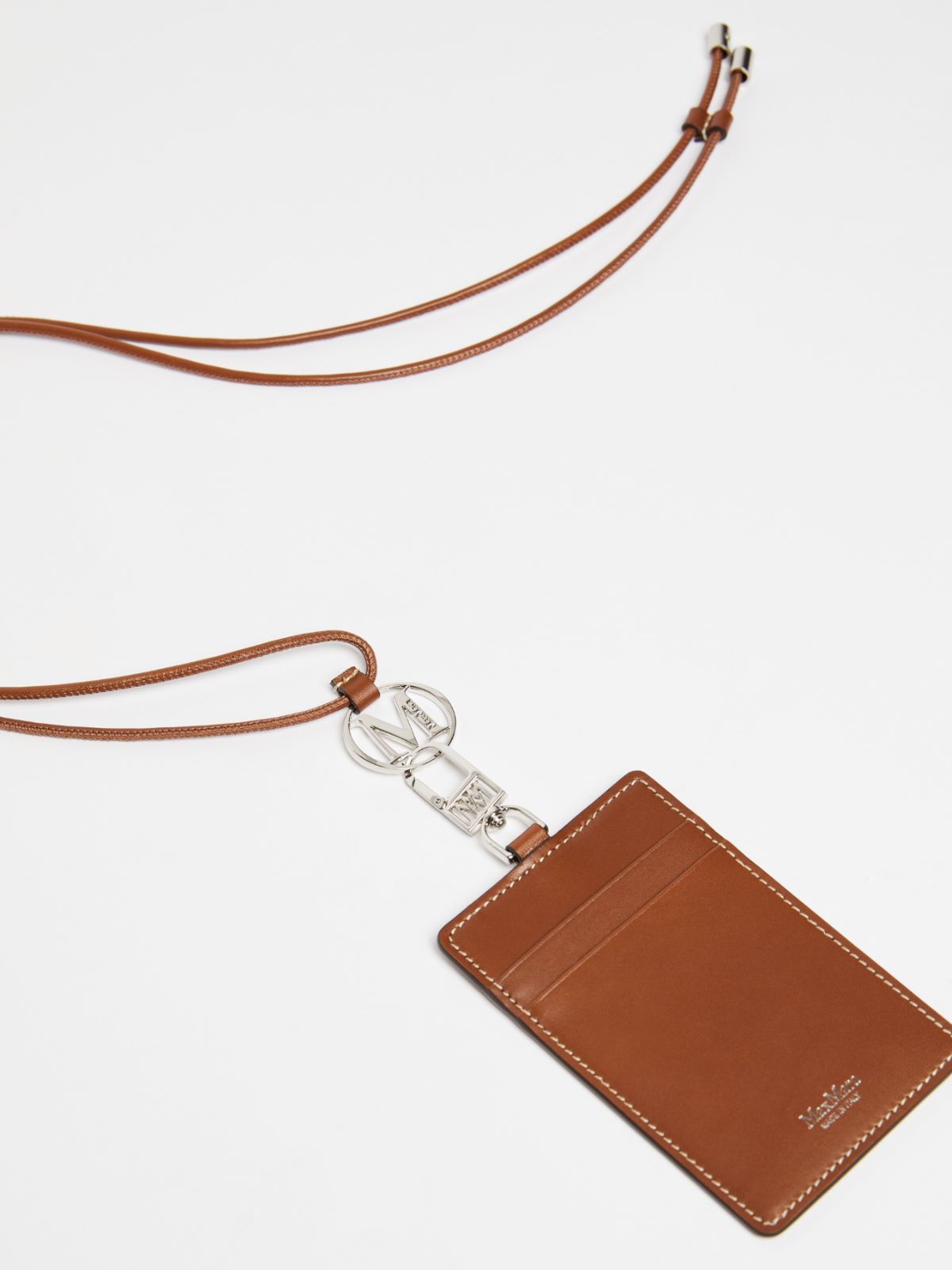 Leather badge holder