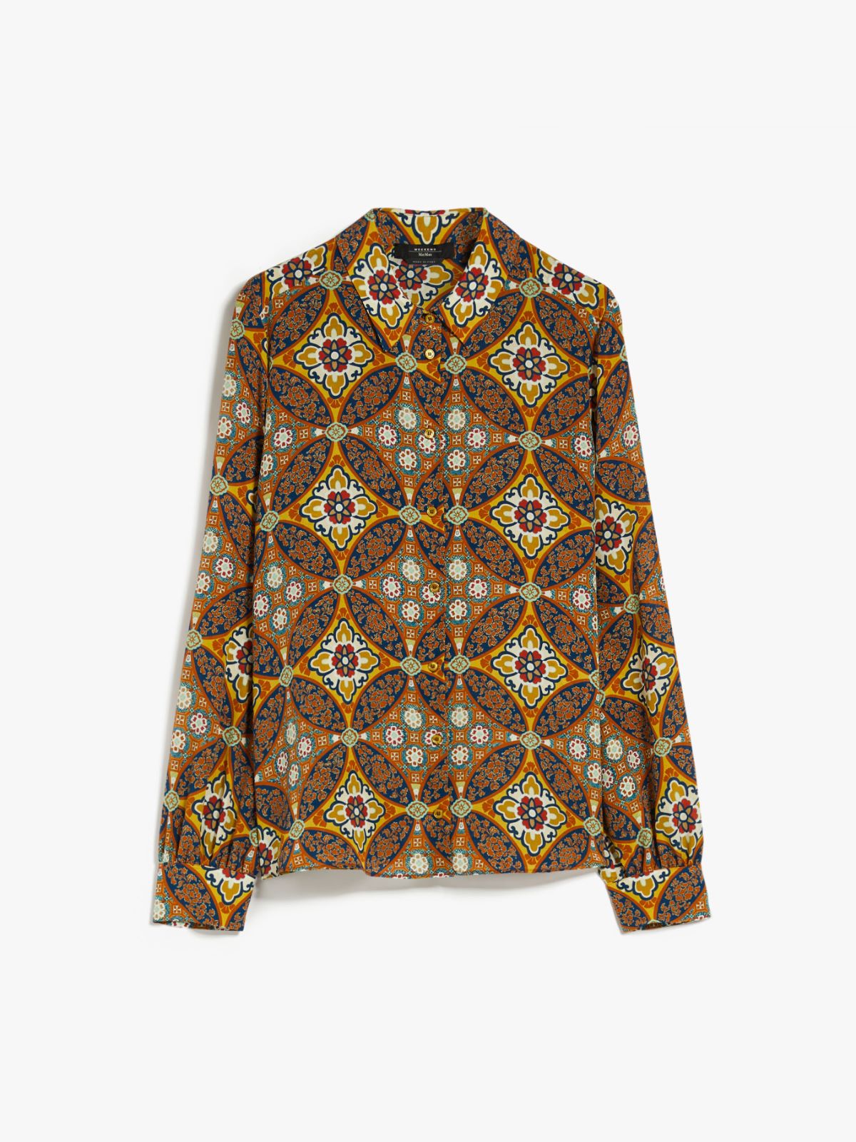 Classic crepe de chine shirt