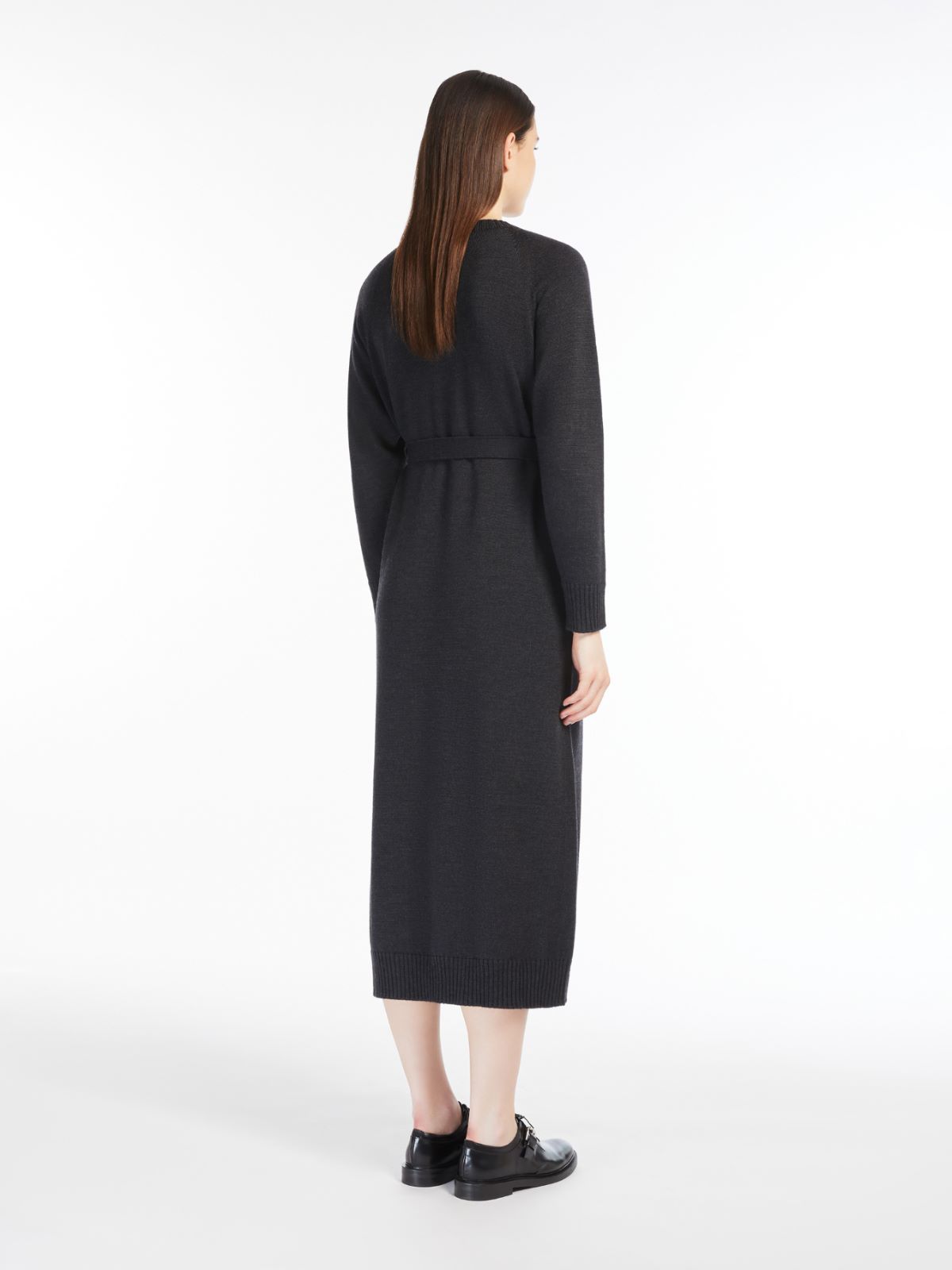 Wool midi dress