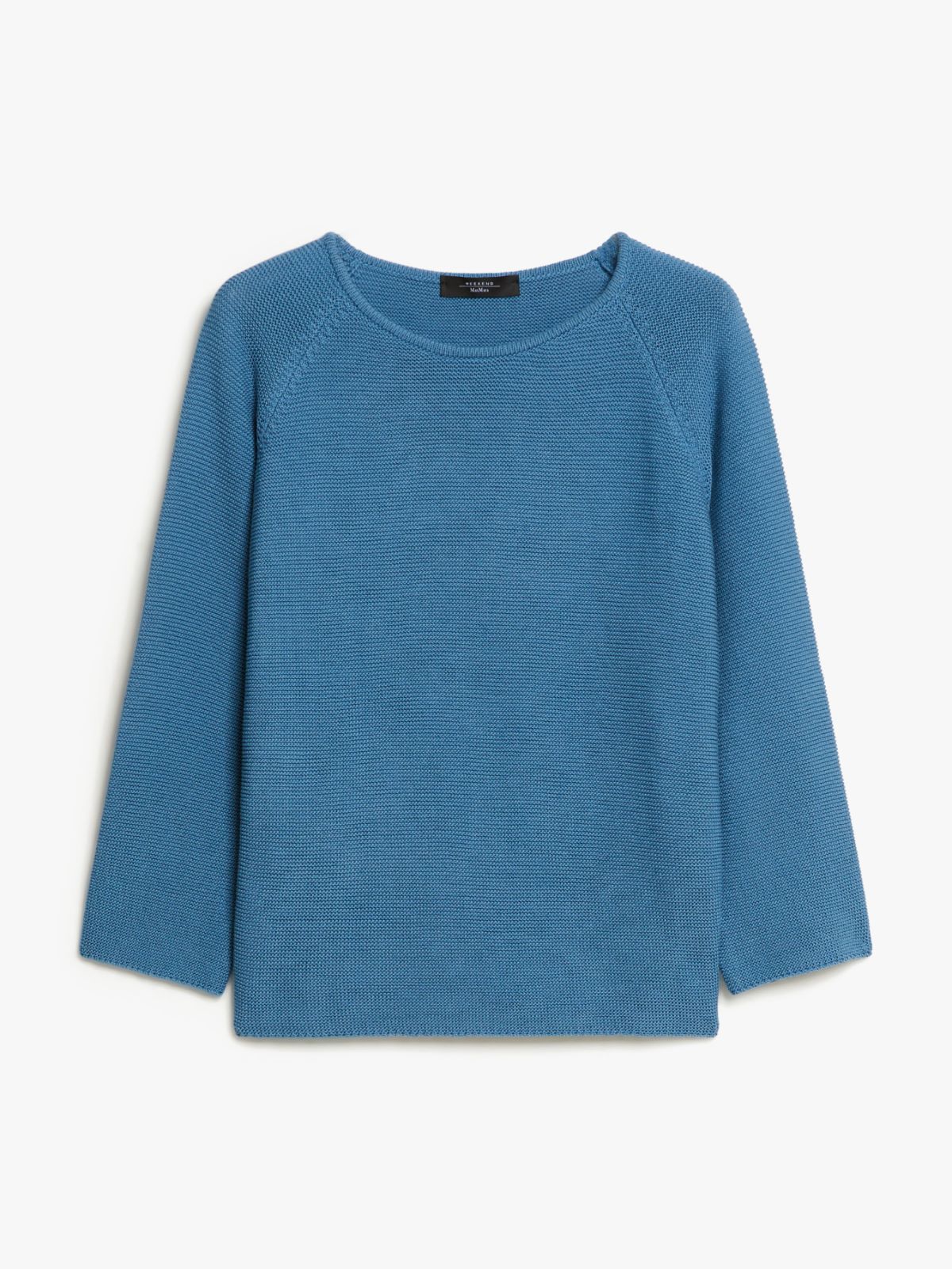 Relaxed-fit cotton yarn sweater