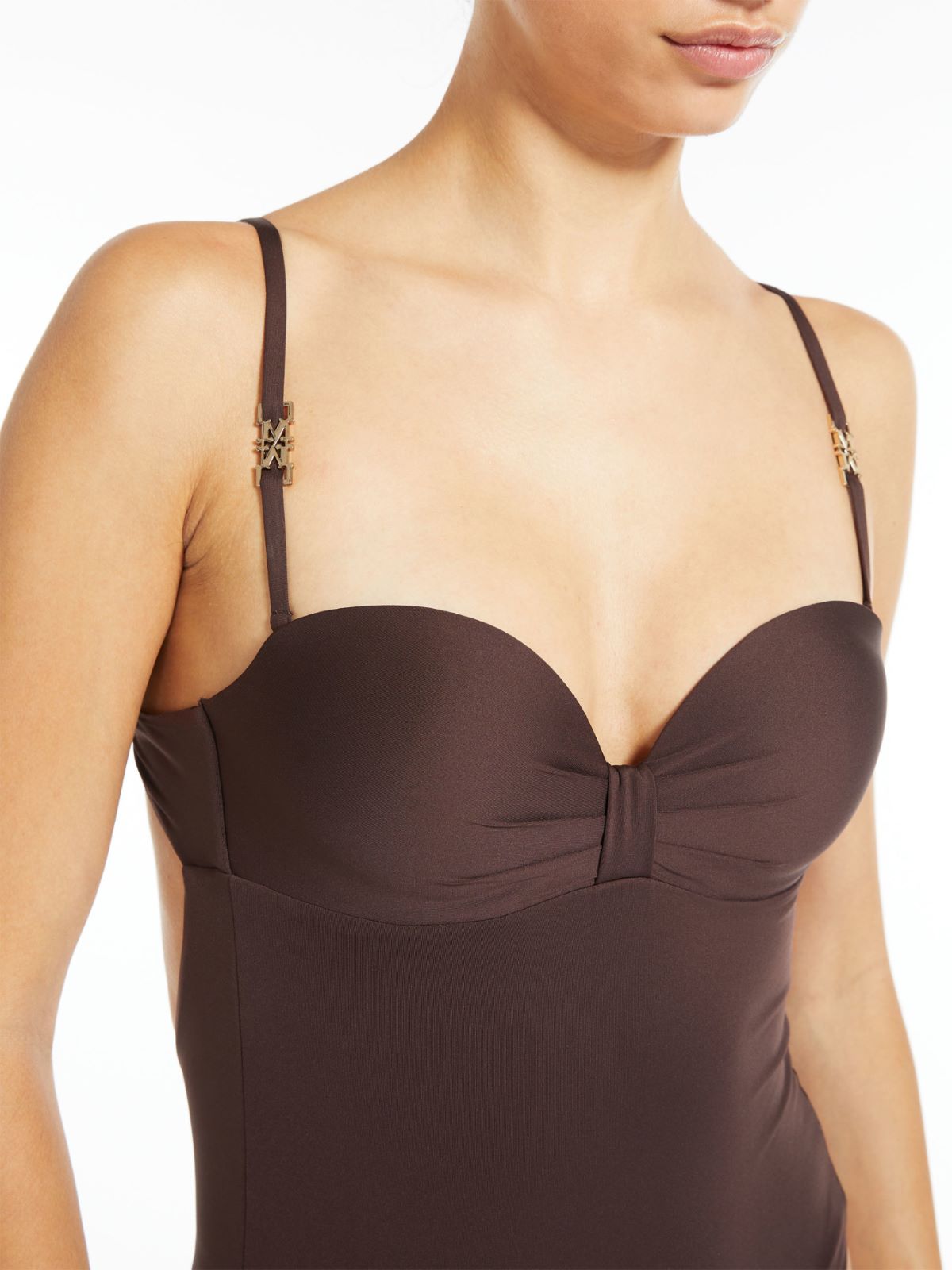 Jersey one-piece swimsuit