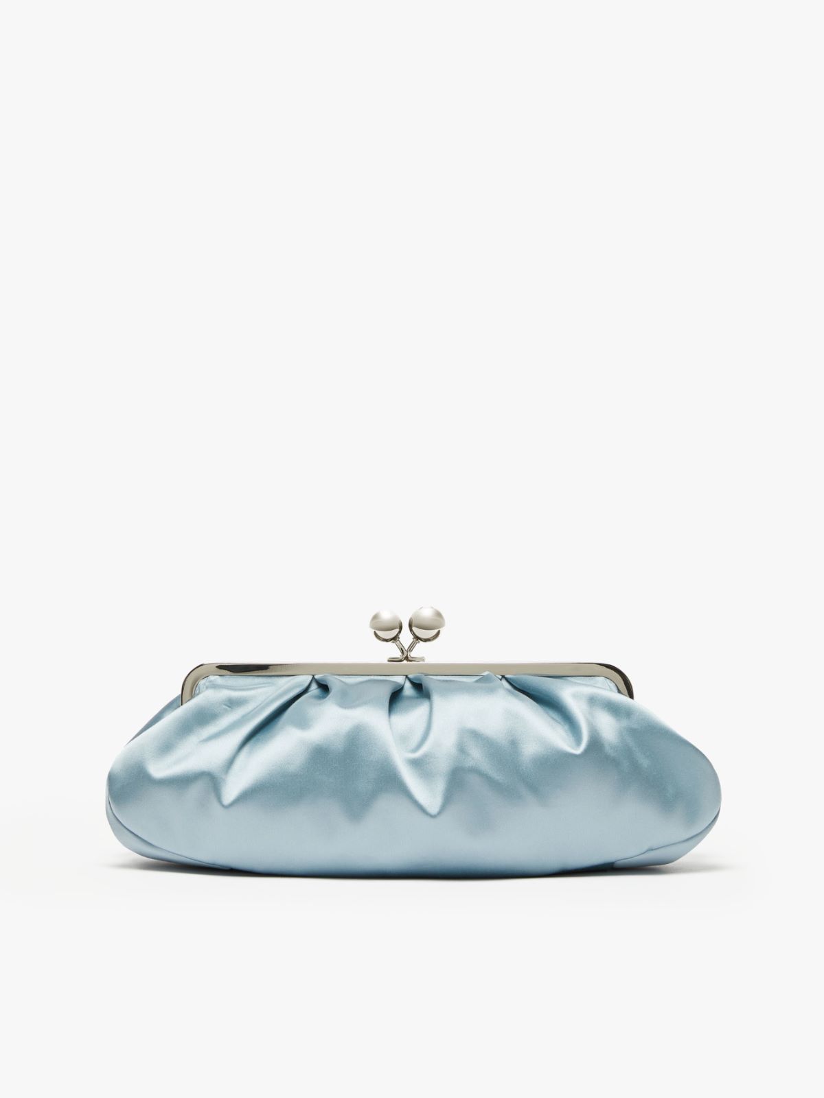 Large satin and silk Pasticcino Bag