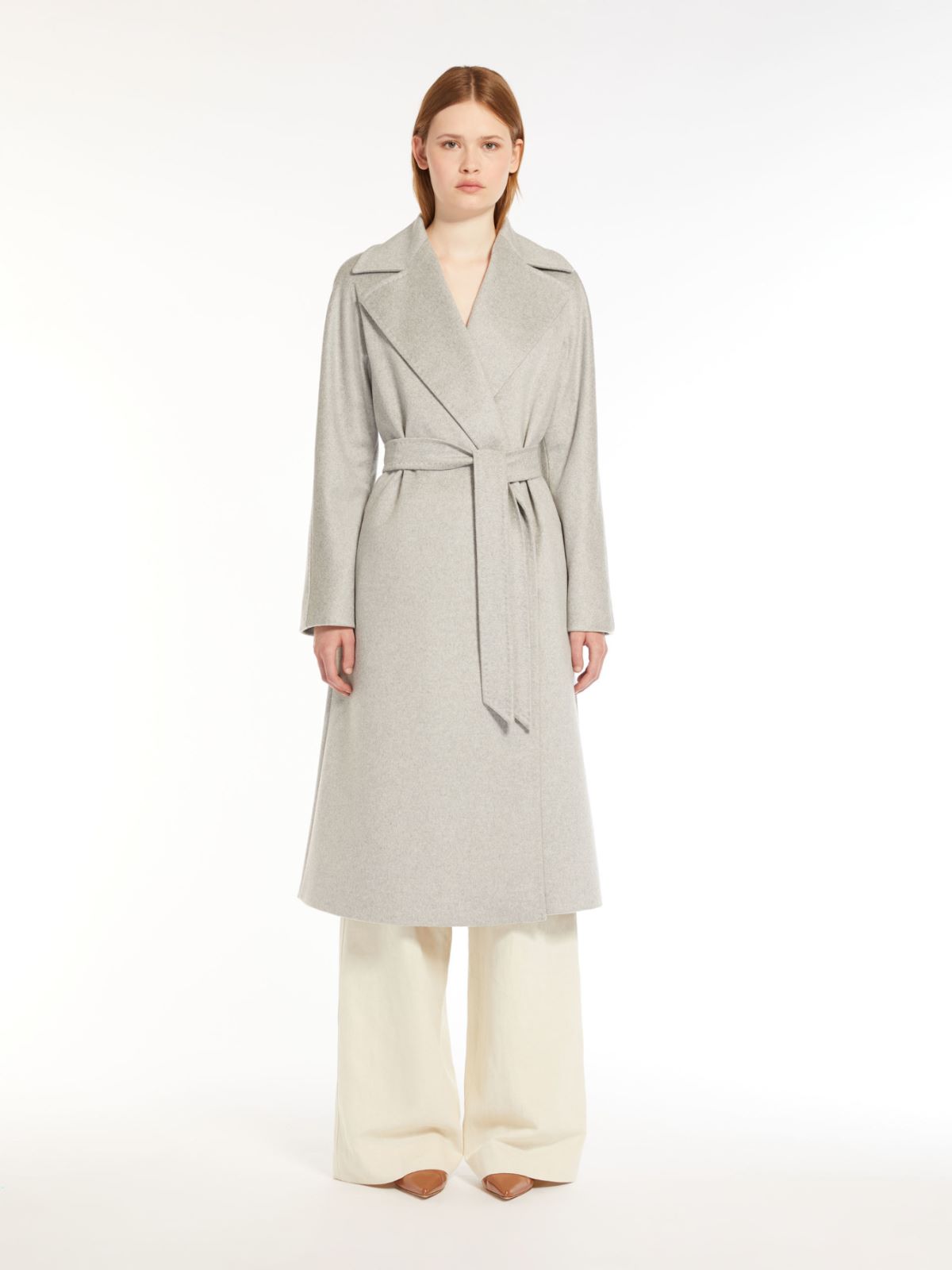 Cashmere robe coat