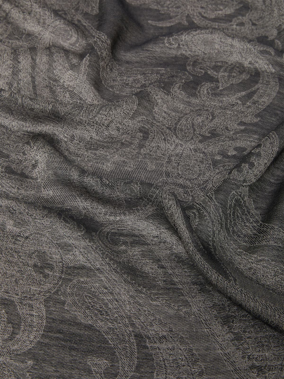 Jacquard-knit viscose and modal stole