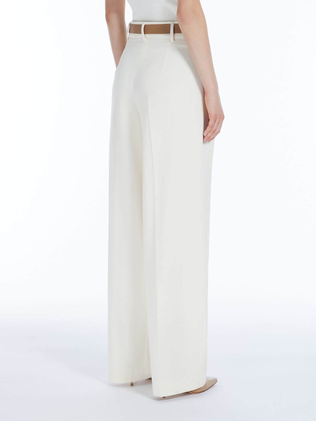Flowing cady trousers