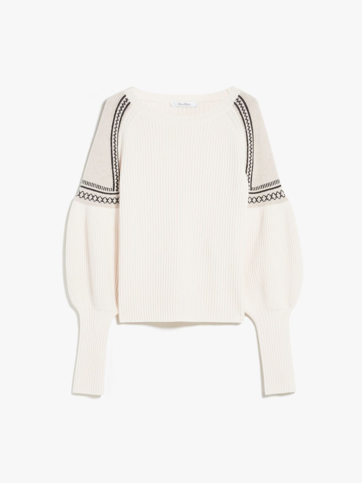 Feminine wool and cashmere jumper