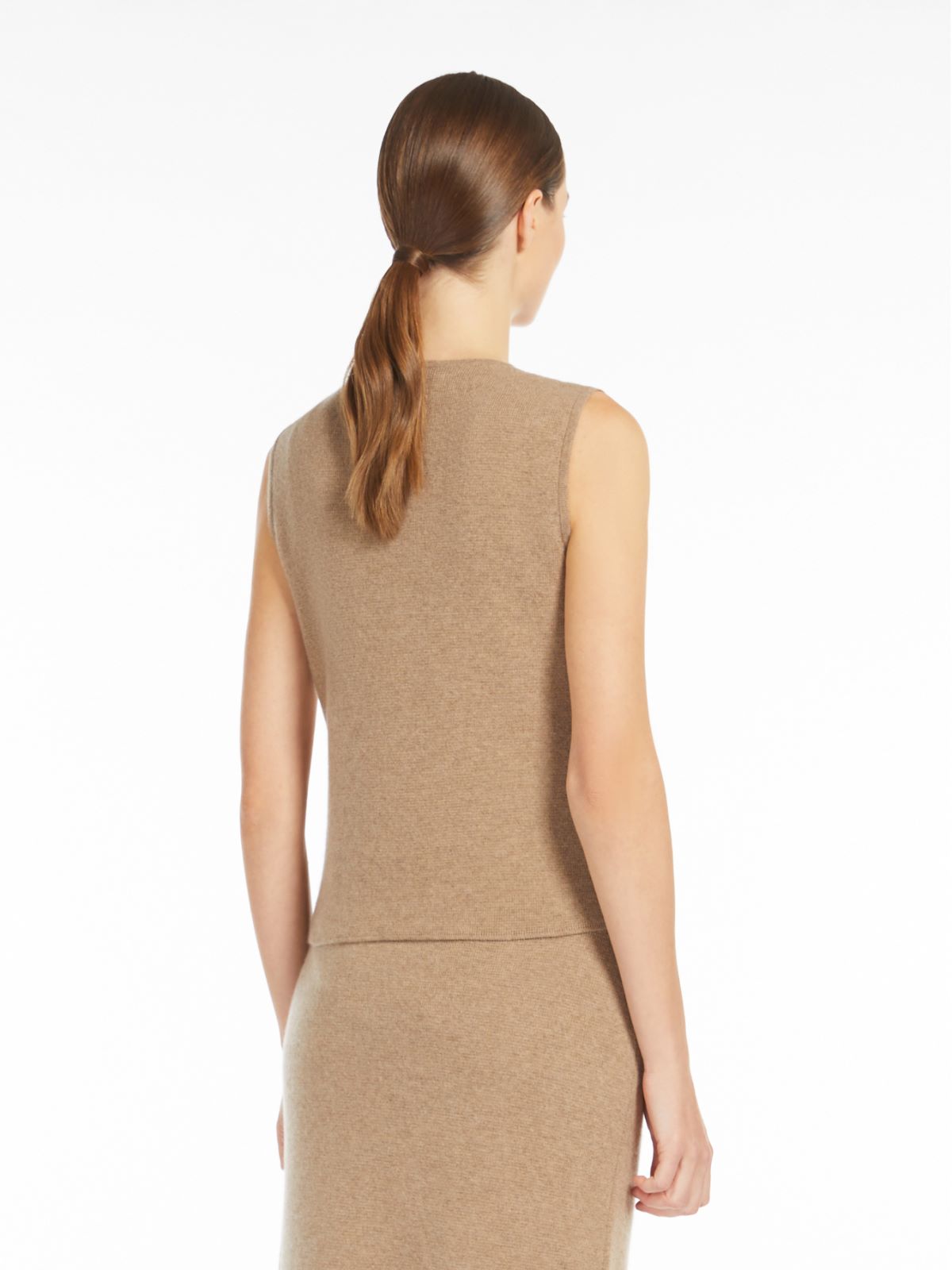 Wool and cashmere top