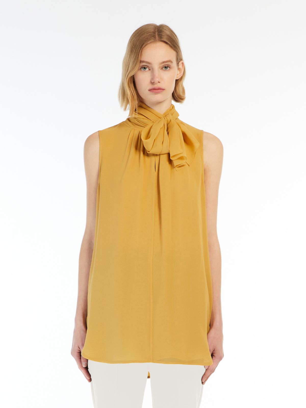 Silk georgette blouse