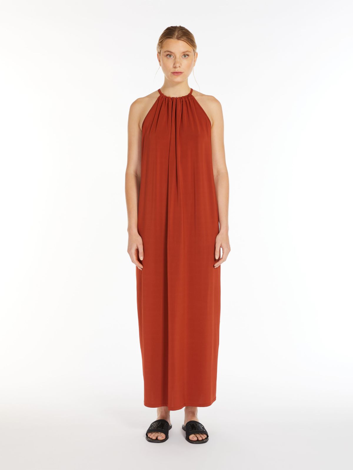 Long stretch jersey dress