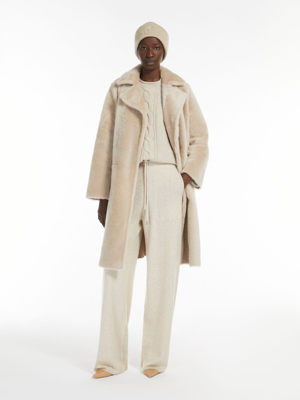 Wool and cashmere trousers