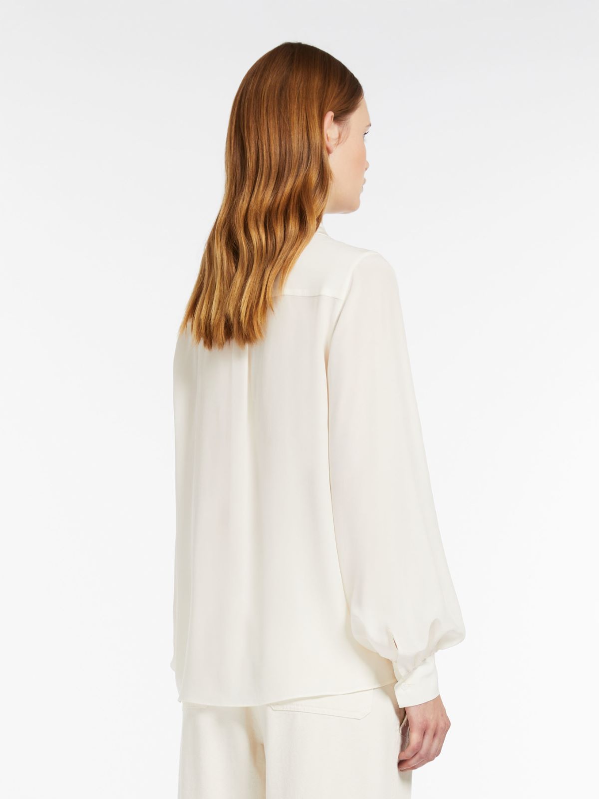 Silk crepe de chine shirt