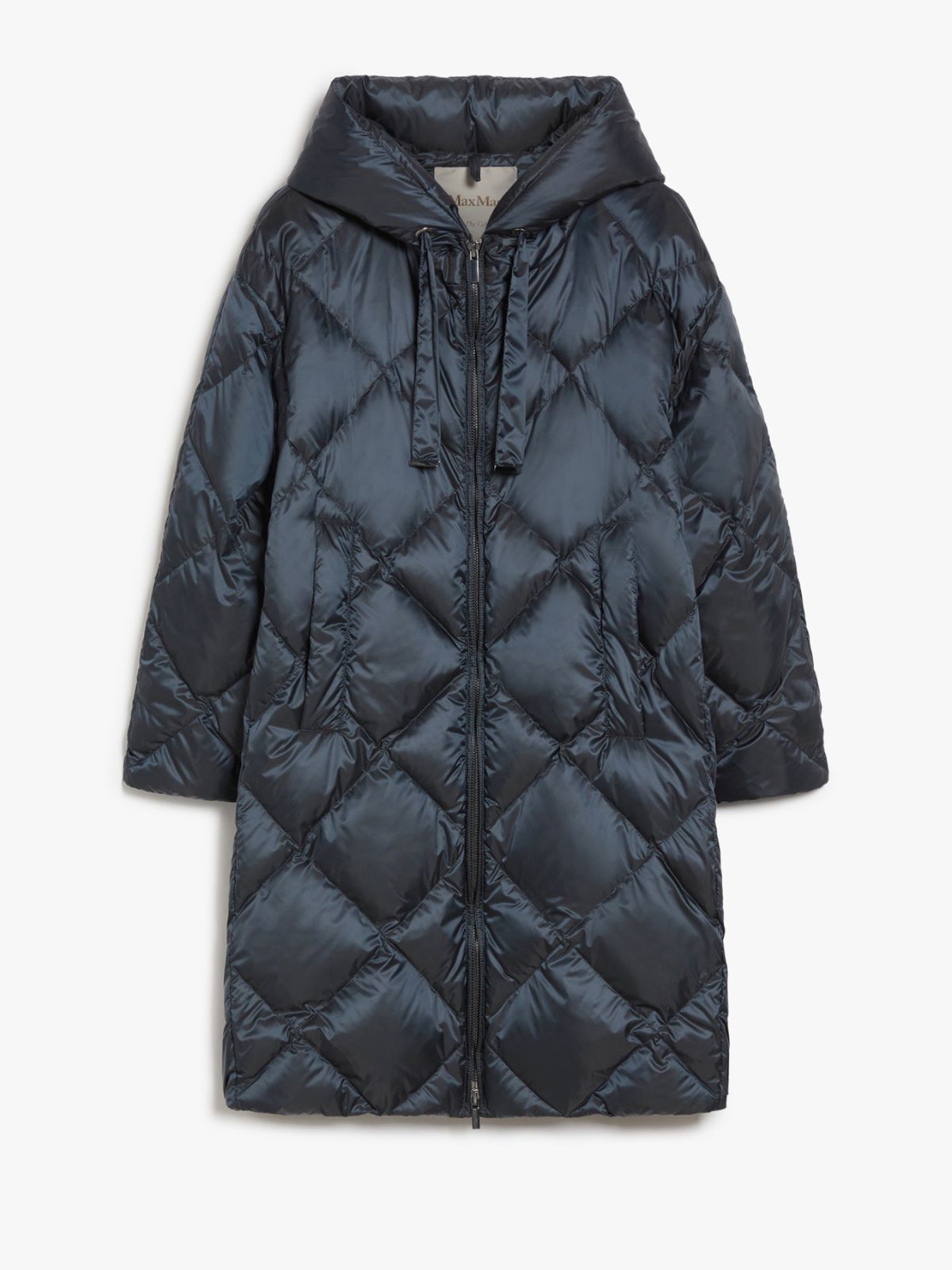 Midi parka in water-repellent canvas