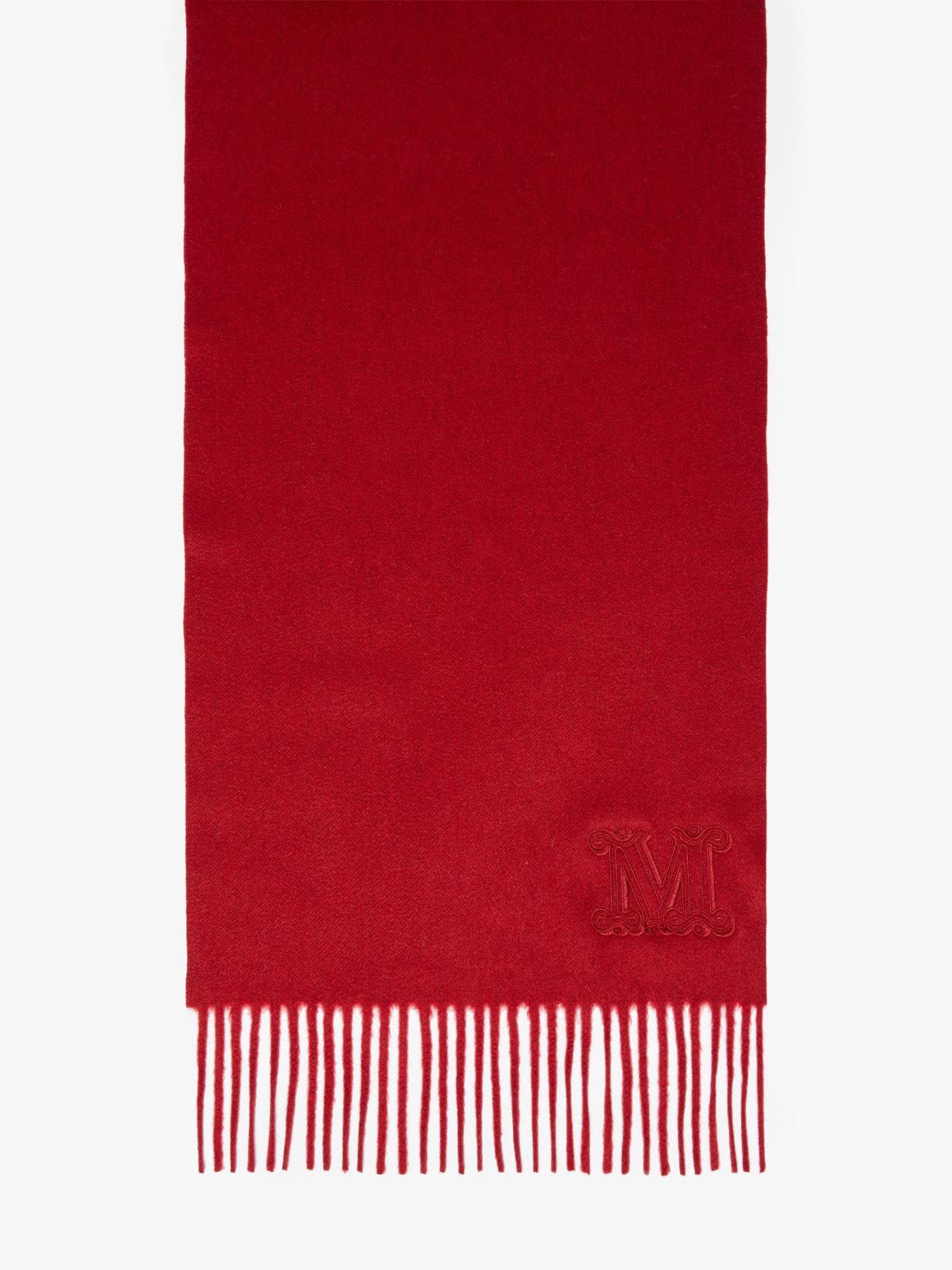 Cashmere stole with embroidery