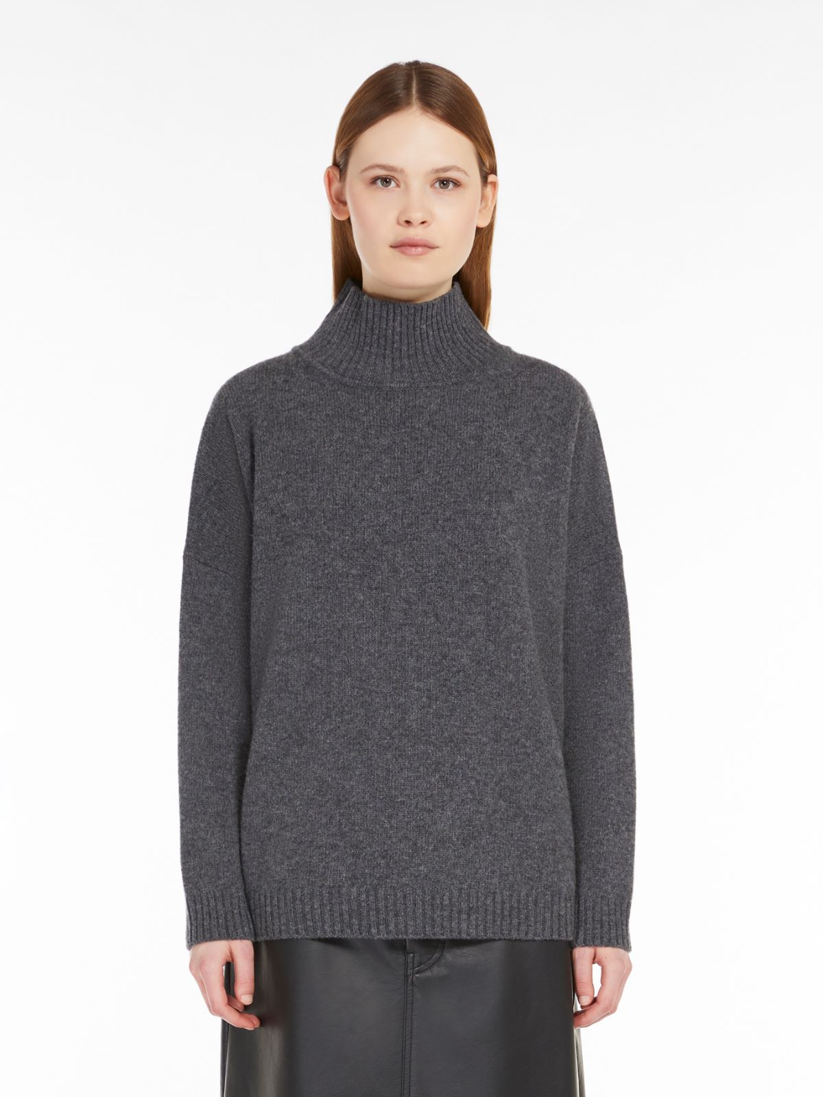 Wool high-neck sweater