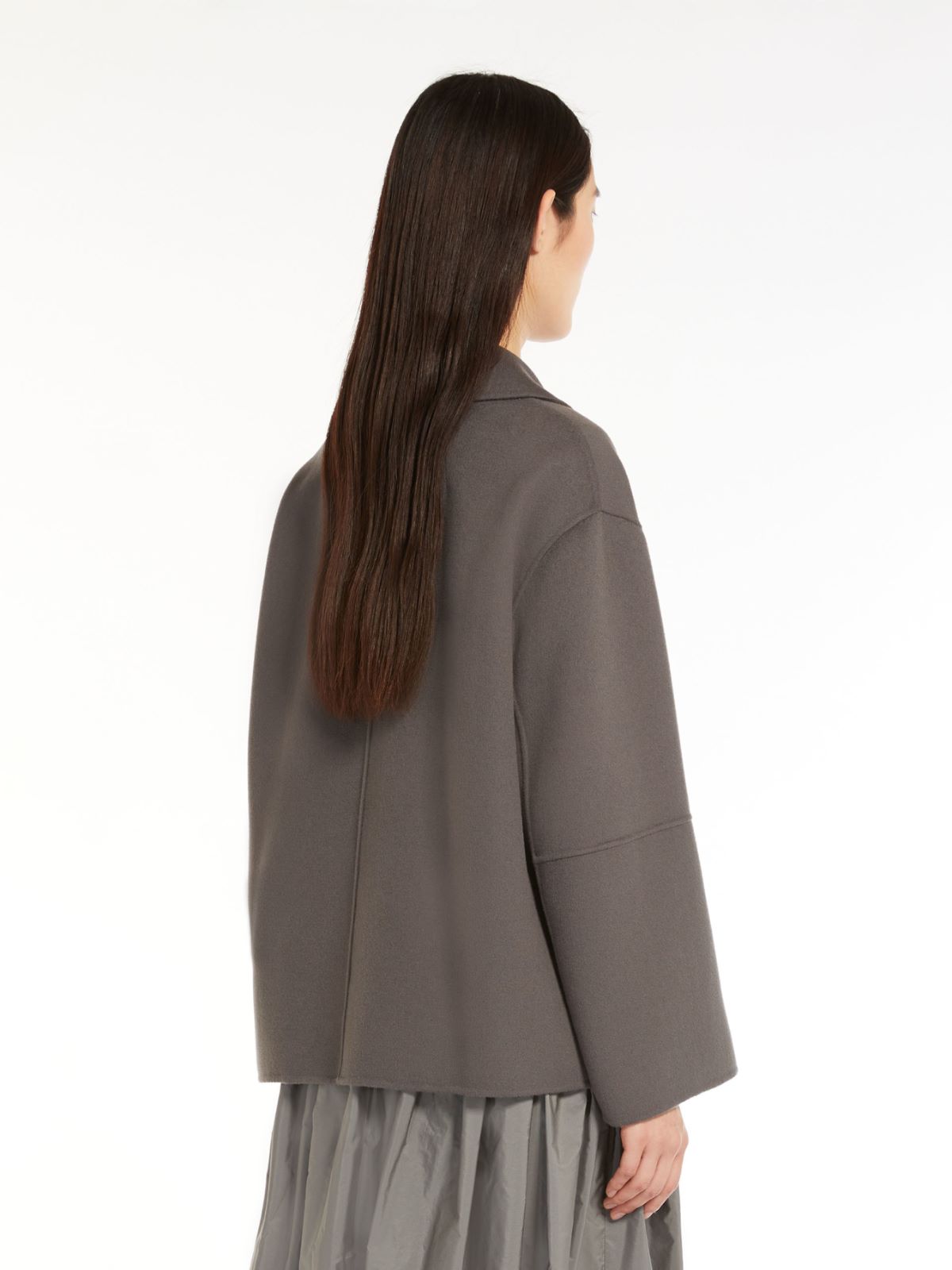 Double-breasted wool jacket