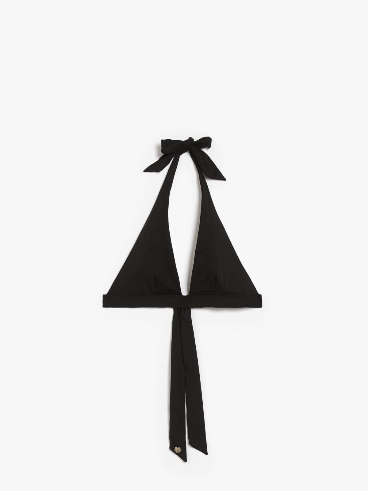 Jersey halter bikini top