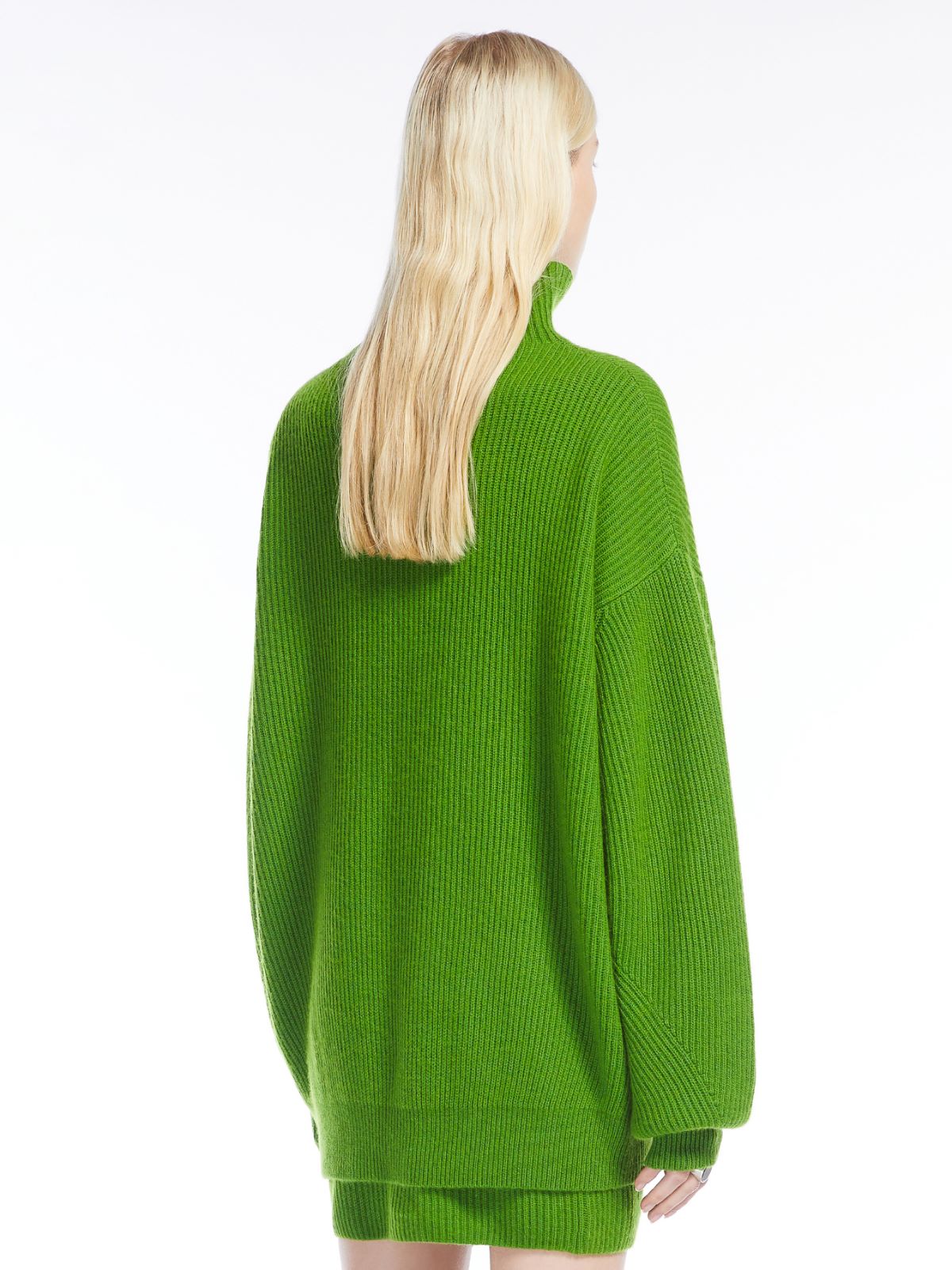 Wool and cashmere high-neck sweater