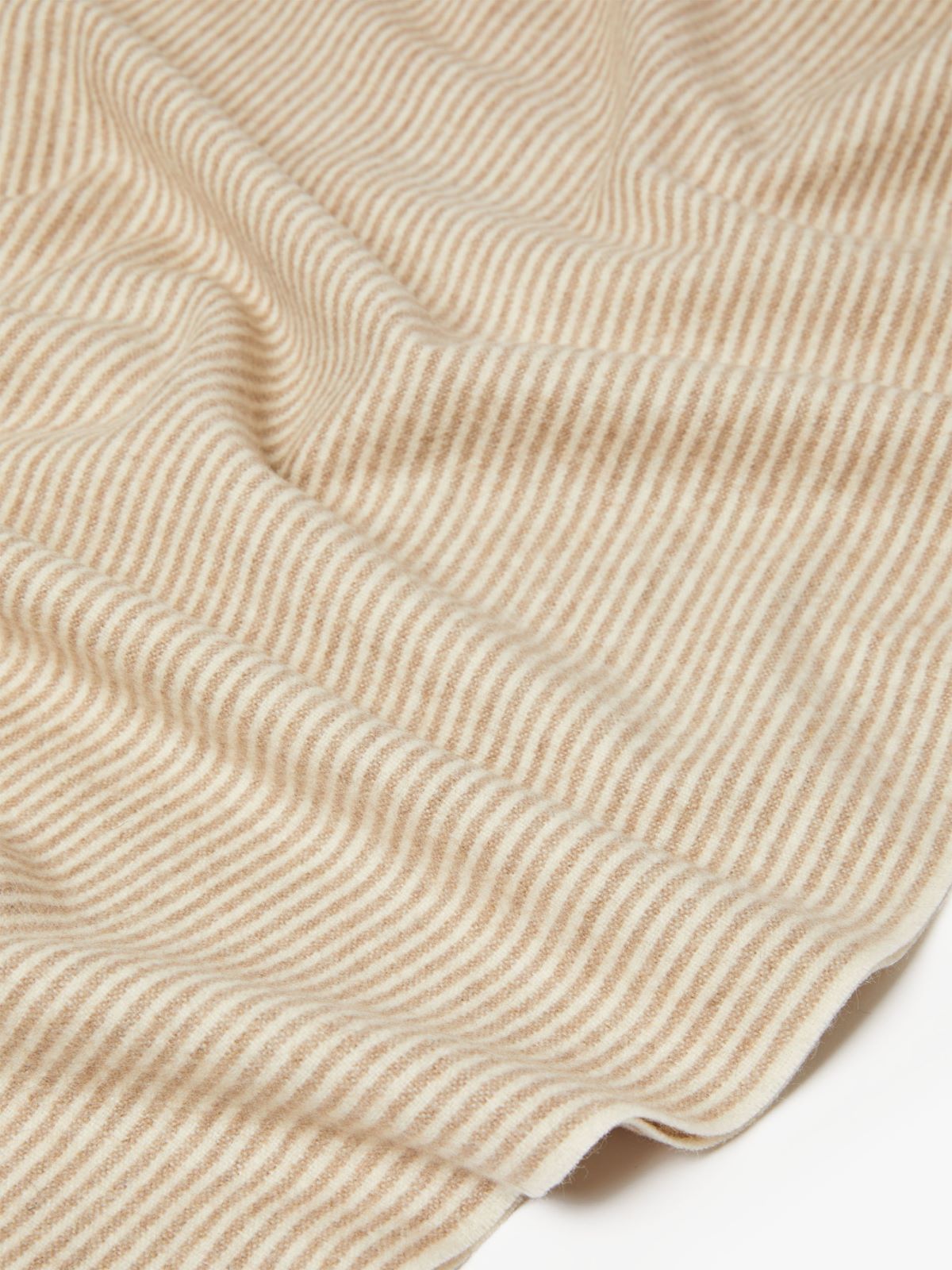 Striped cashmere stole