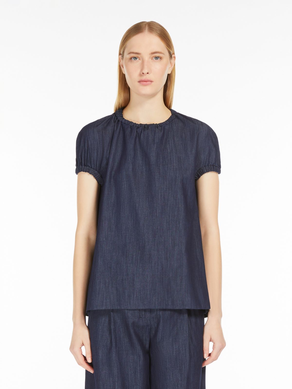 Lightweight denim top