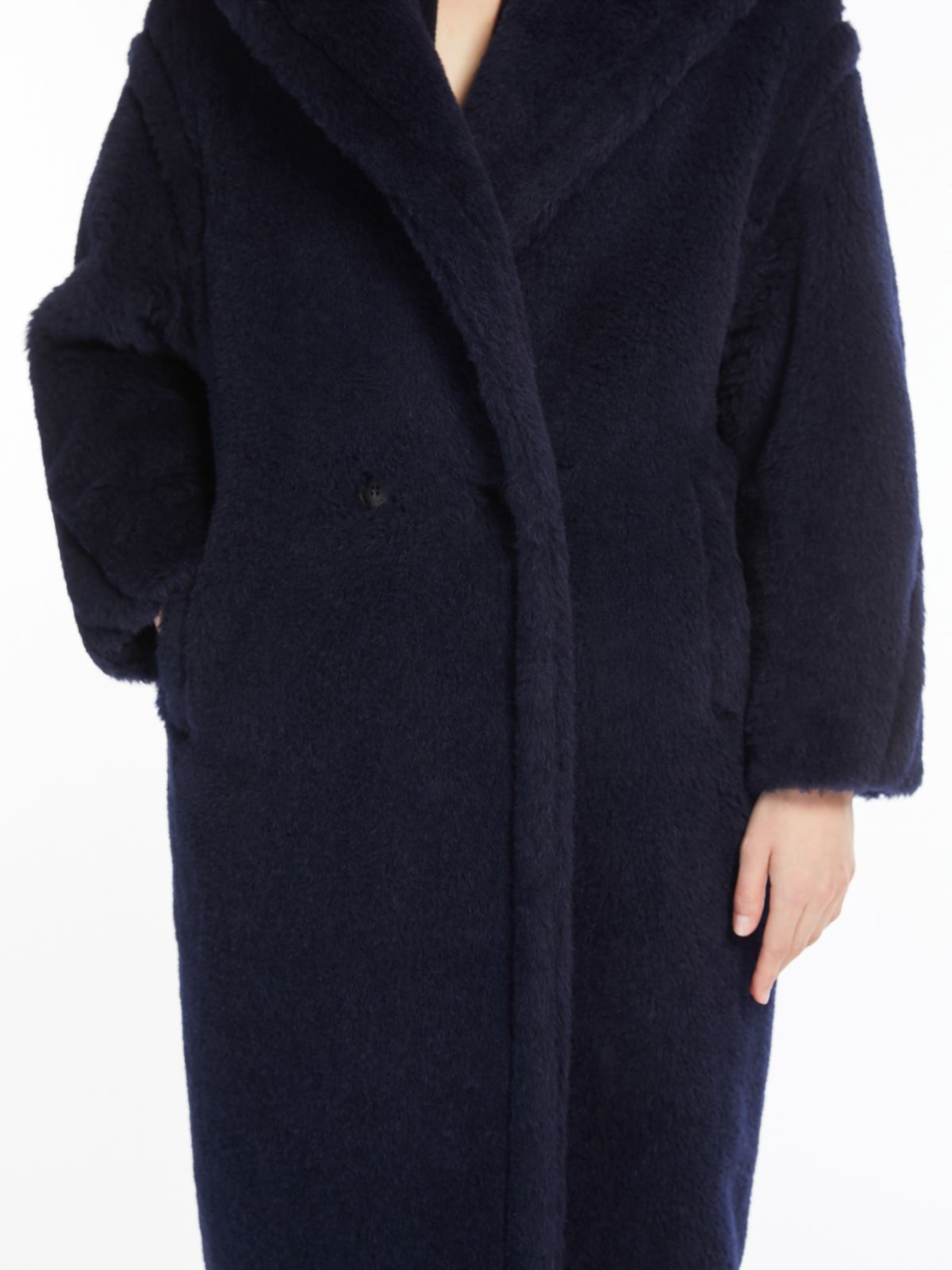 Teddy Bear Icon Coat in alpaca and wool