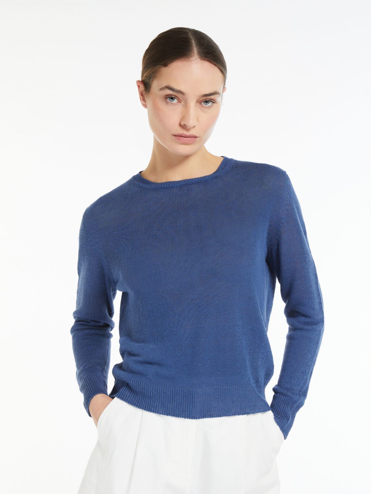 Linen yarn sweater