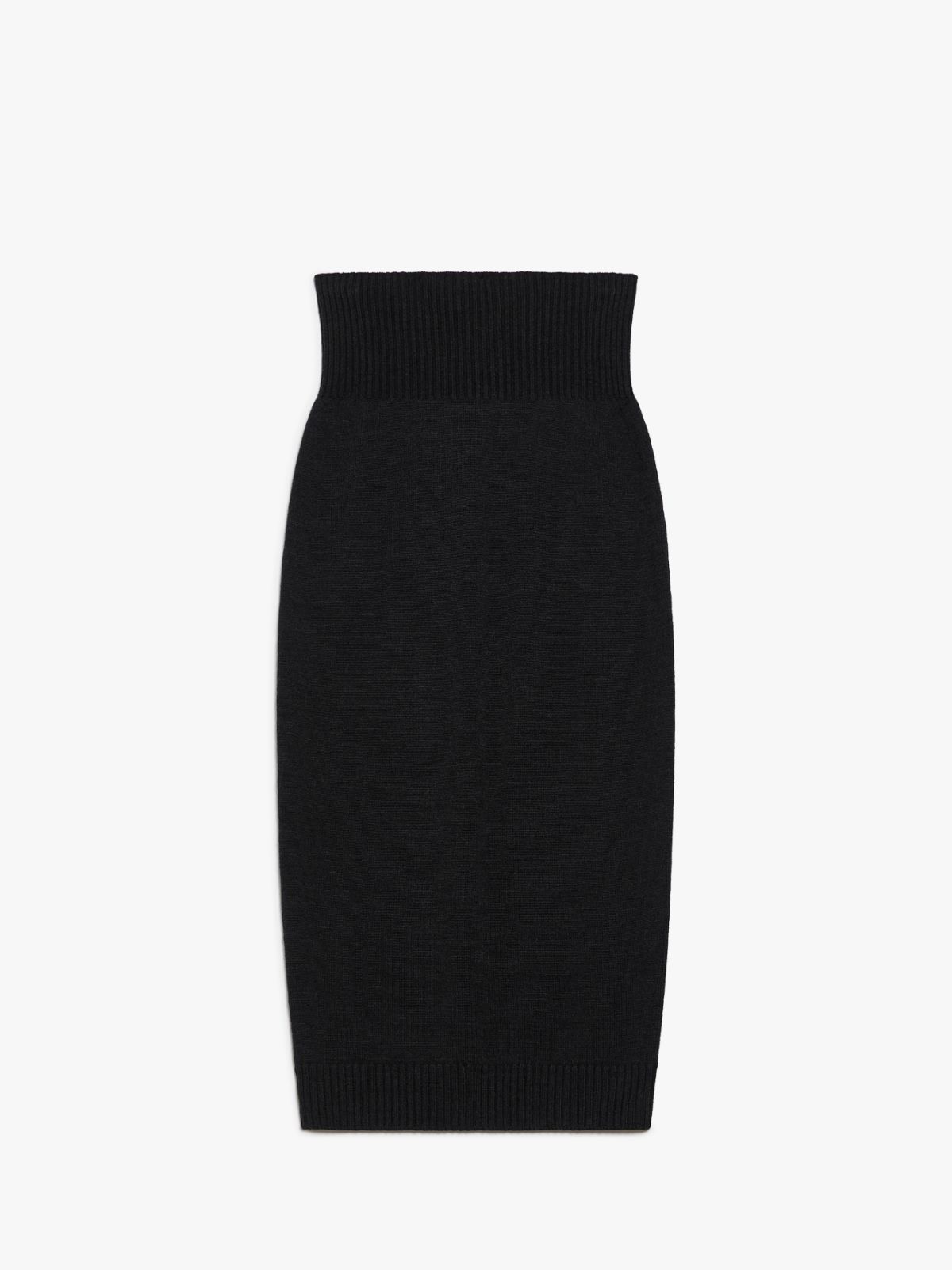 Seamless wool skirt